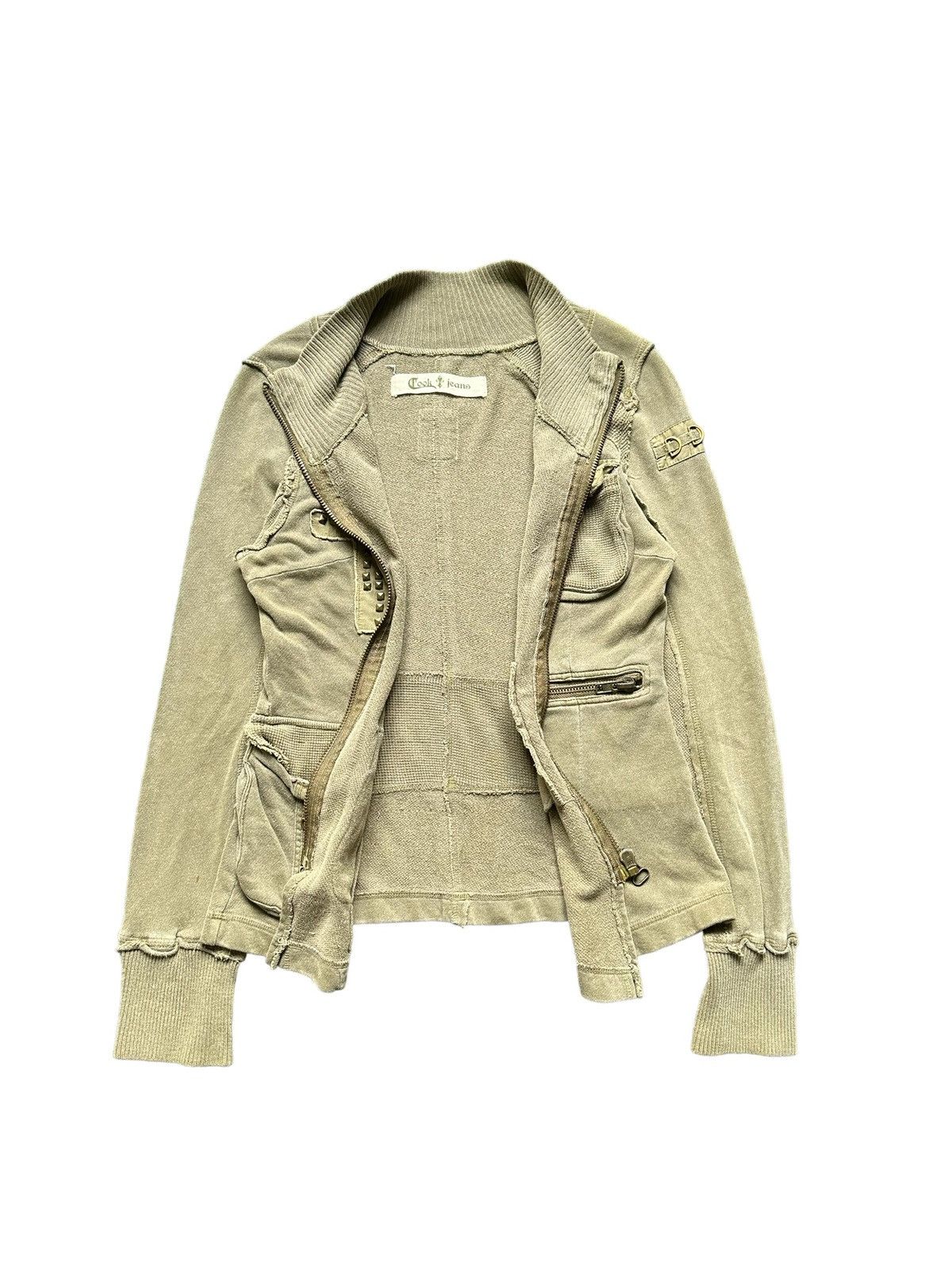 Cook Jeans 00s Cook Jeans Avant-garde cotton zipper jacket Size US M / EU 48-50 / 2 - 6 Thumbnail