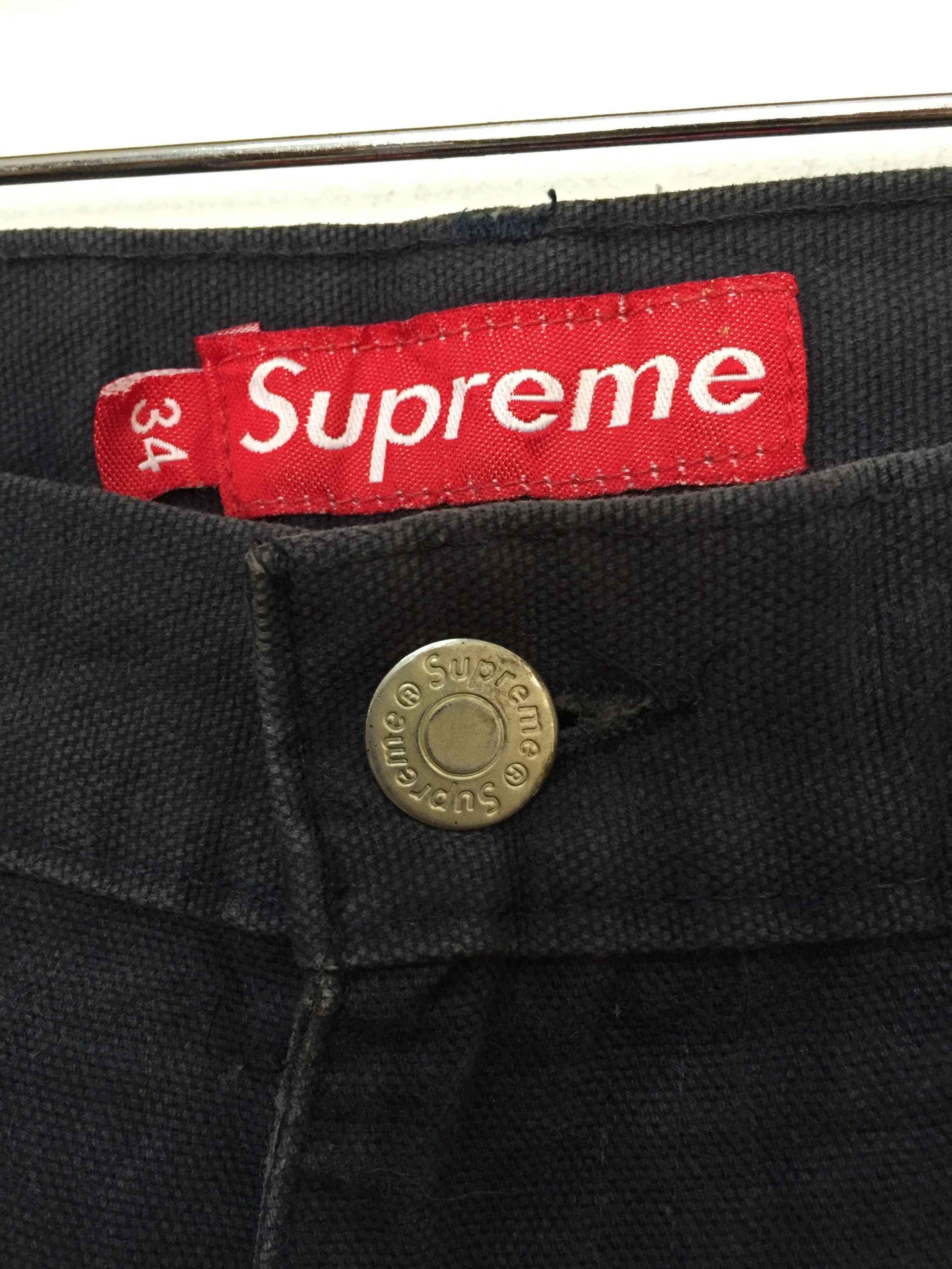 Supreme 1998 Supreme “Carhartt “ Double Knee Carpenter Size US 33 - 10 Thumbnail