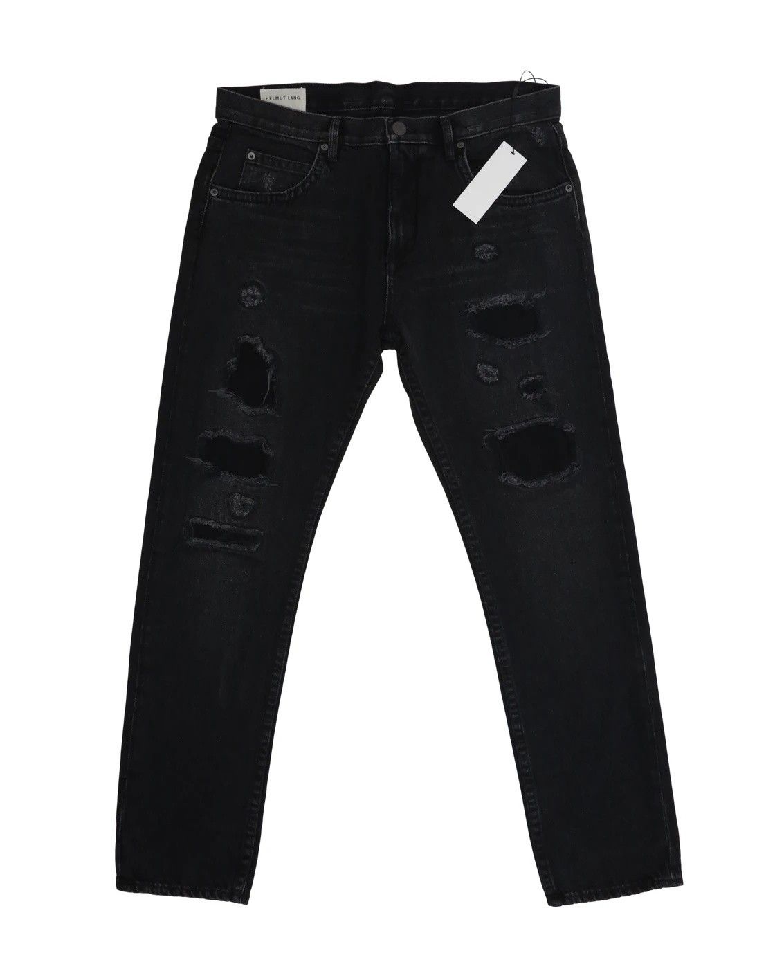 Helmut Lang 03ss Helmut Lang Rubber Tire Print Denim Pants | Grailed