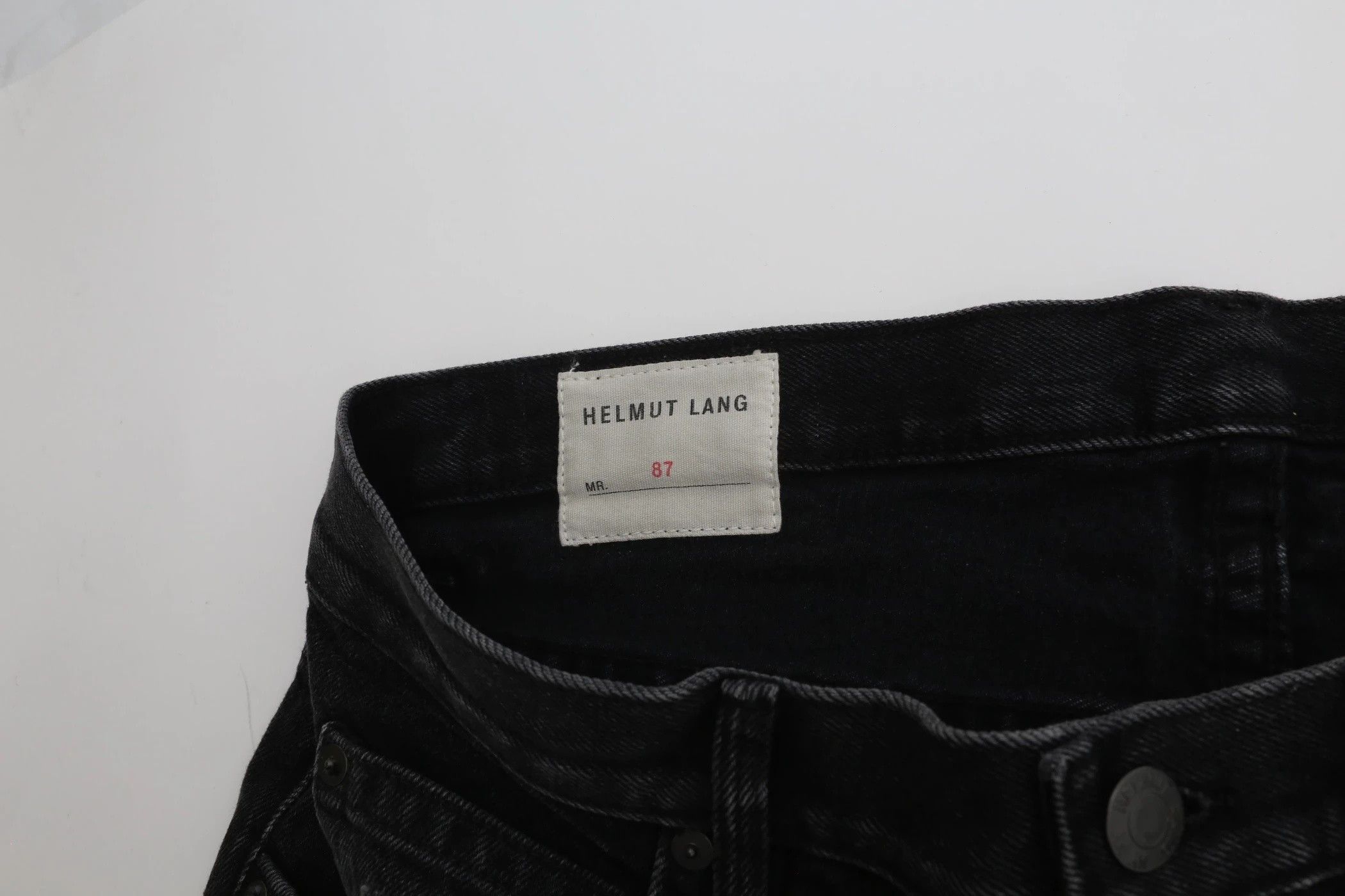 Helmut Lang ⚡️QUICK SALE⚡️Helmut Lang Black Distressed Jeans Denim Size US 31 - 3 Thumbnail