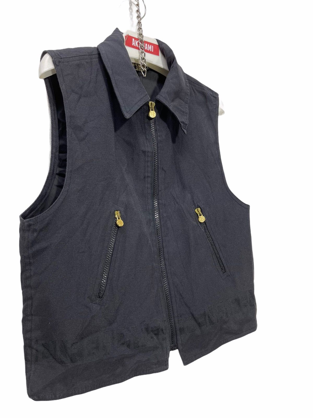 Japanese Brand Made in Italy Vintage Fendi Vest 3🟩4 Size US M / EU 48-50 / 2 - 2 Thumbnail