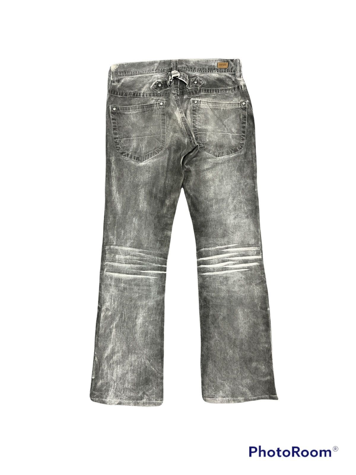 Japanese Brand × Matsuda Nicole club for men Flared splatter distressed denim Size US 31 - 7 Thumbnail