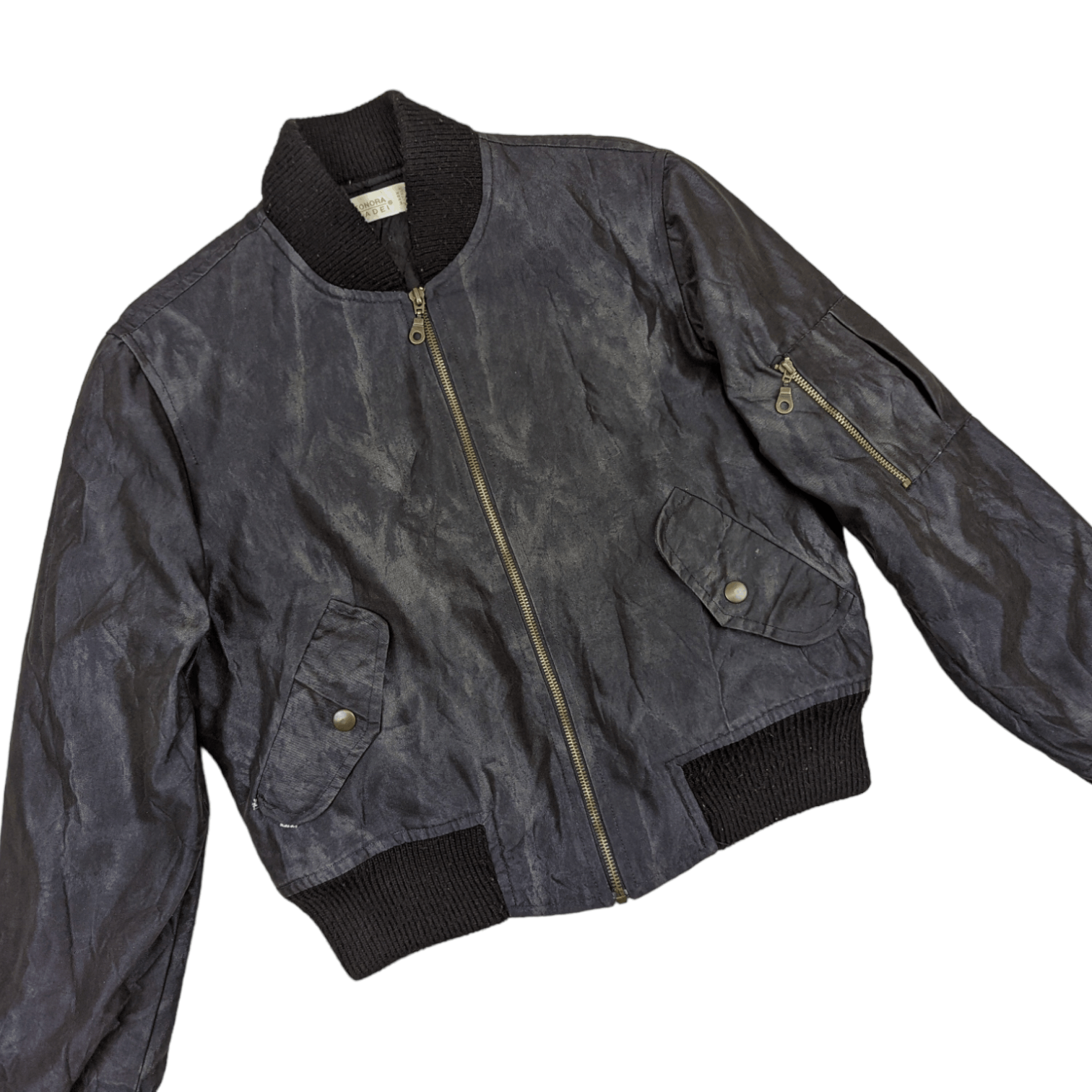 Japanese Brand Vintage ELEONORA AMADEI Made In Italy Bomber Jacket Size S / US 4 / IT 40 - 3 Thumbnail