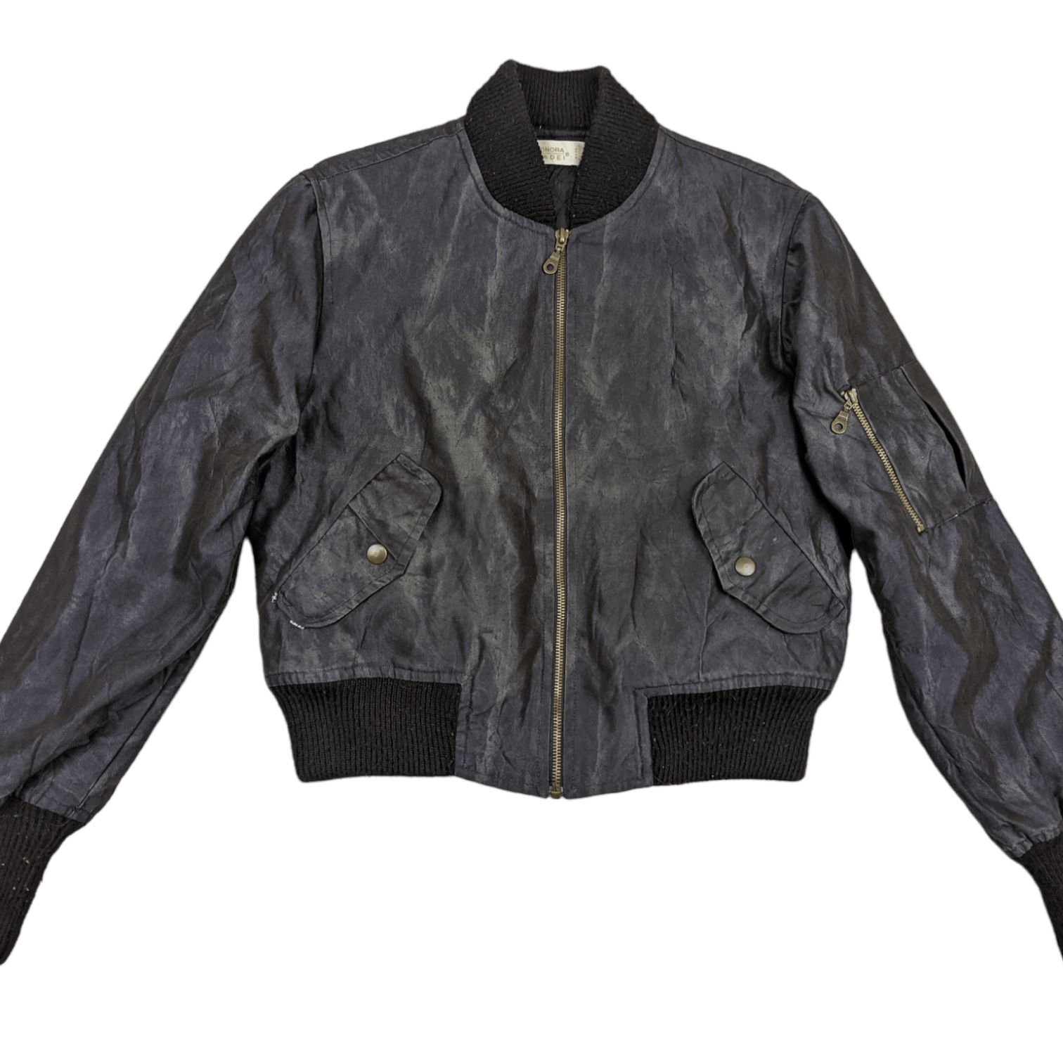 Japanese Brand Vintage ELEONORA AMADEI Made In Italy Bomber Jacket Size S / US 4 / IT 40 - 2 Thumbnail