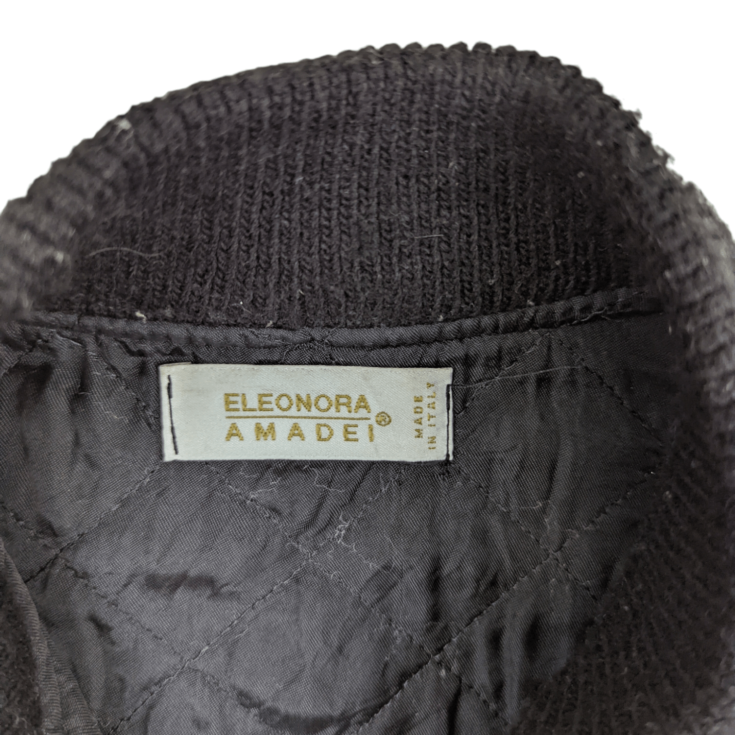 Japanese Brand Vintage ELEONORA AMADEI Made In Italy Bomber Jacket Size S / US 4 / IT 40 - 9 Thumbnail