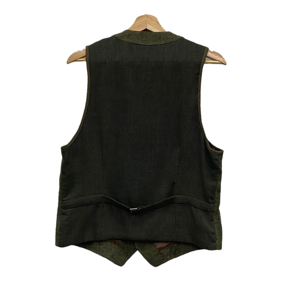 Adolfo Dominguez 🔥GRAIL 🇪🇸 ADOLFO DOMINGUEZ ARCHIVE TWEED WOOL VEST JACKET Size US S / EU 44-46 / 1 - 2 Thumbnail