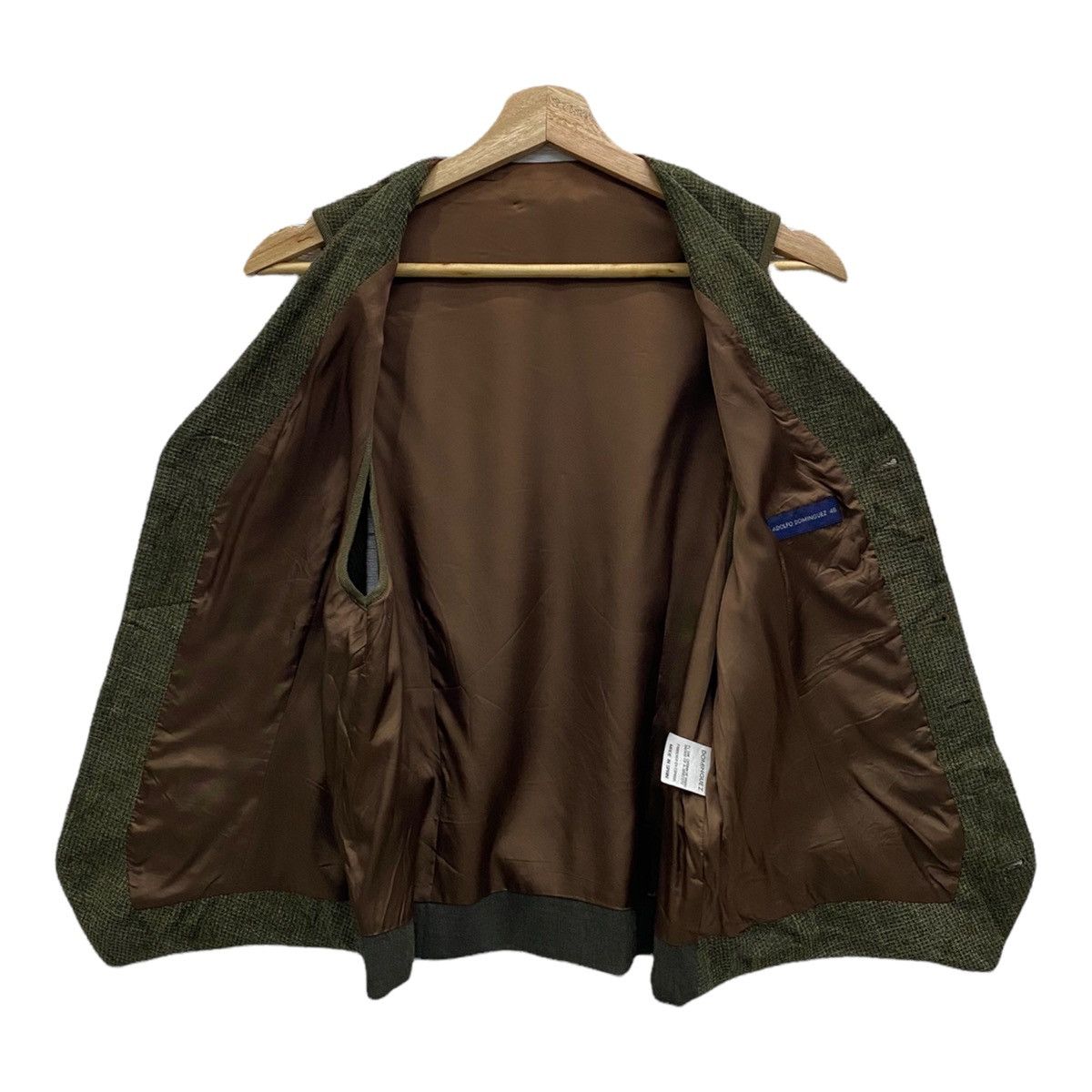 Adolfo Dominguez 🔥GRAIL 🇪🇸 ADOLFO DOMINGUEZ ARCHIVE TWEED WOOL VEST JACKET Size US S / EU 44-46 / 1 - 3 Thumbnail