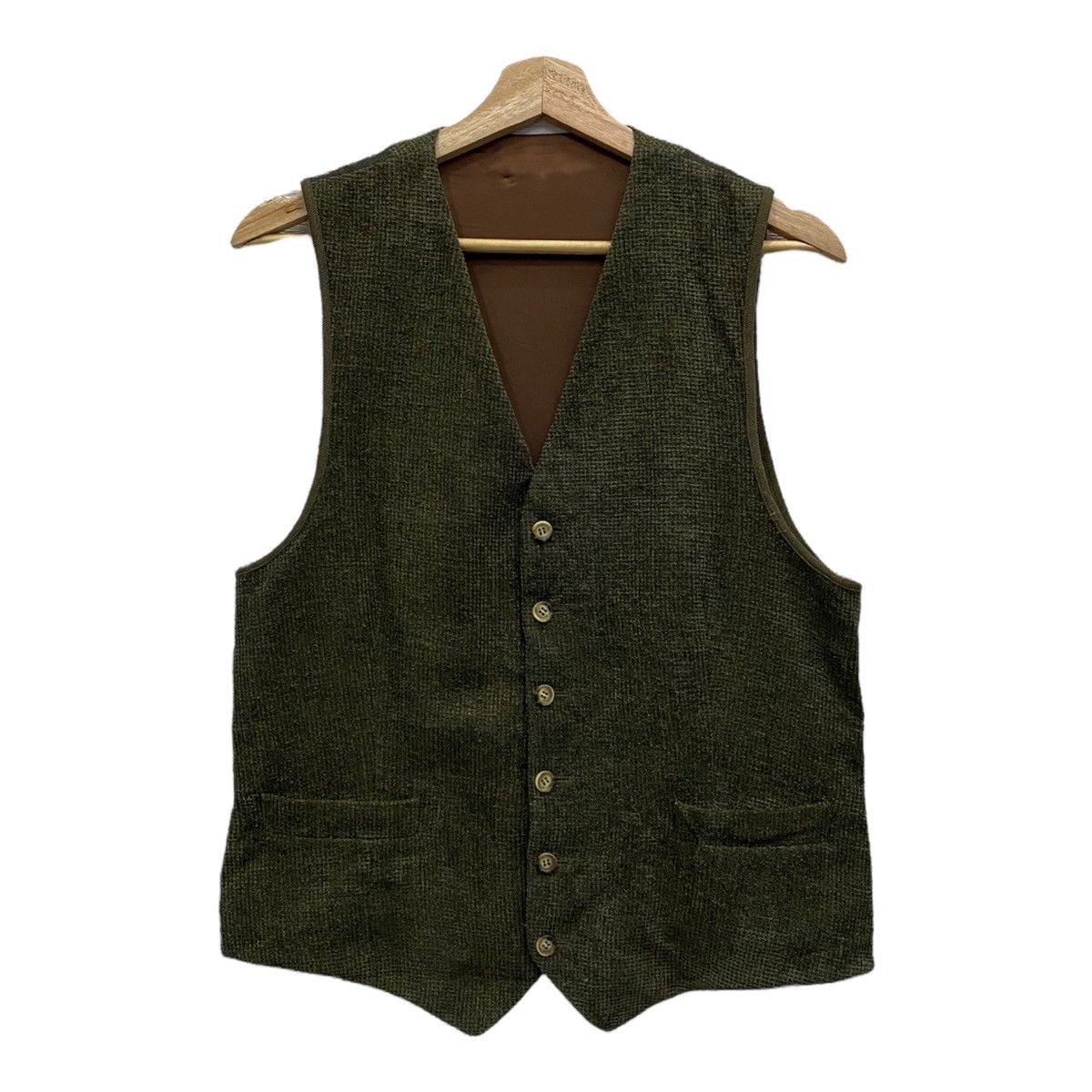 Adolfo Dominguez 🔥GRAIL 🇪🇸 ADOLFO DOMINGUEZ ARCHIVE TWEED WOOL VEST JACKET Size US S / EU 44-46 / 1 - 1 Thumbnail
