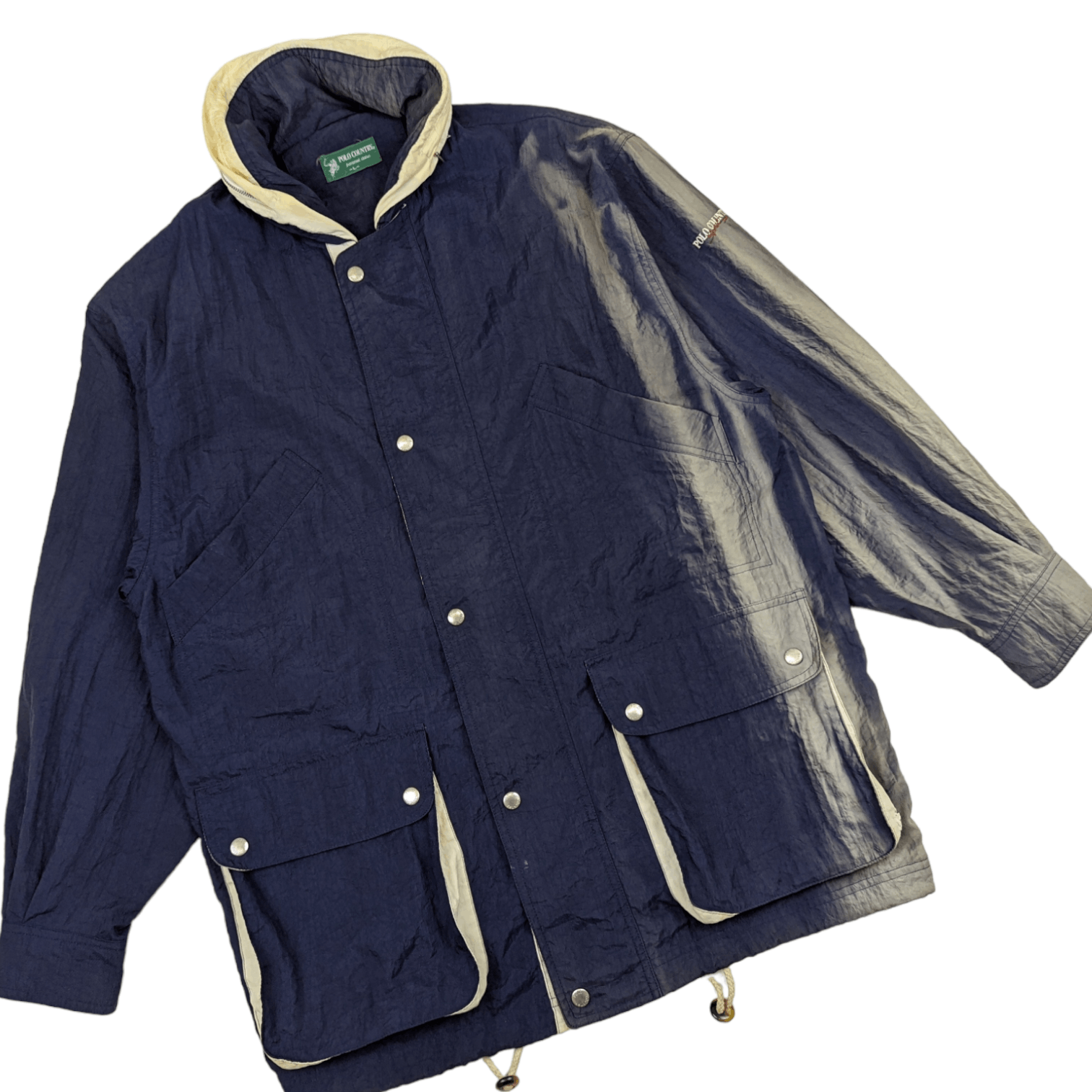 Japanese Brand Vintage POLO COUNTRY Windbreaker Fishing Hunting Jacket Size US L / EU 52-54 / 3 - 3 Thumbnail