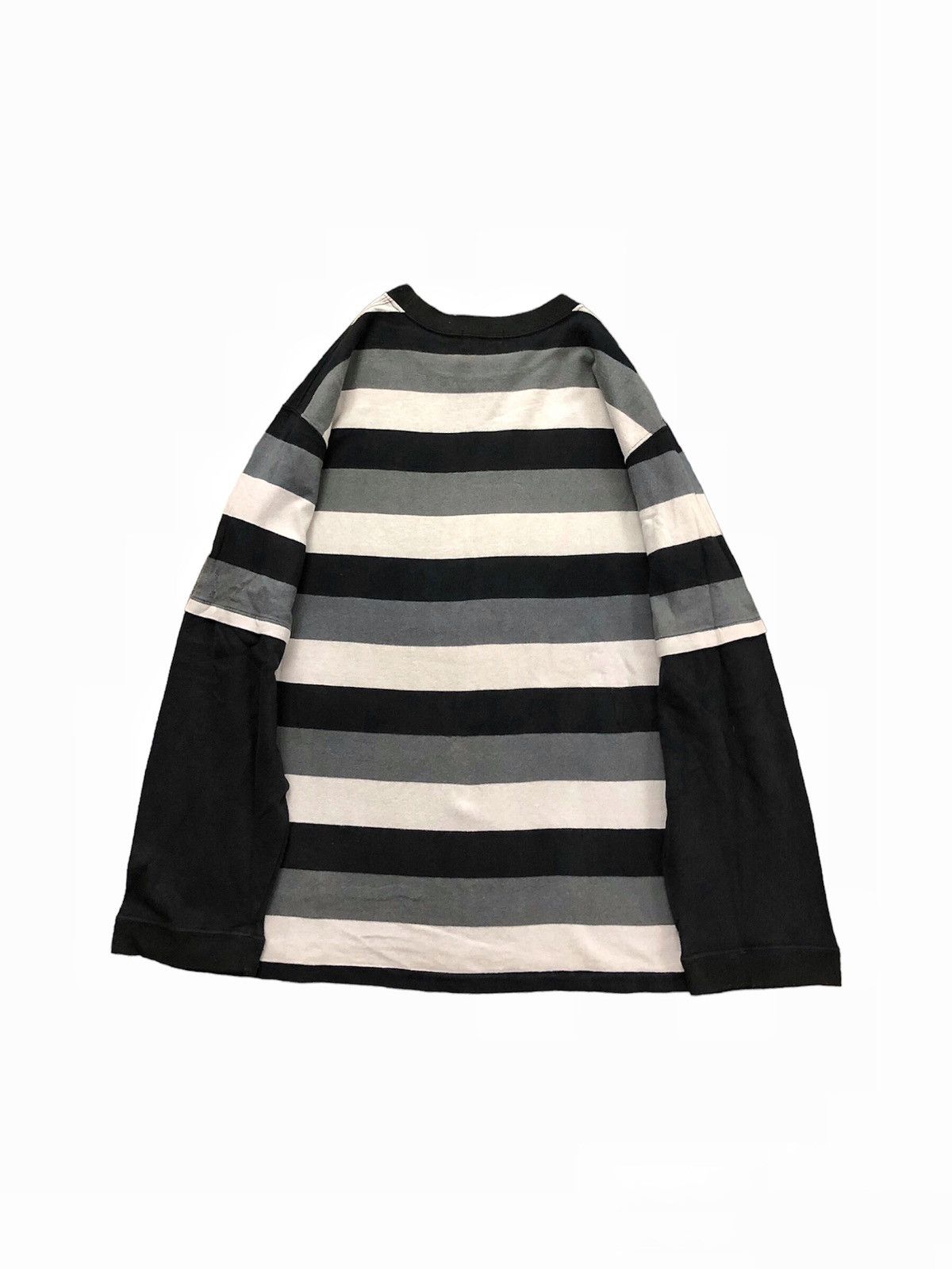 Hiroshi Fujiwara 00's Urahara DOARAT crewneck striped long sleeve Size US M / EU 48-50 / 2 - 2 Thumbnail