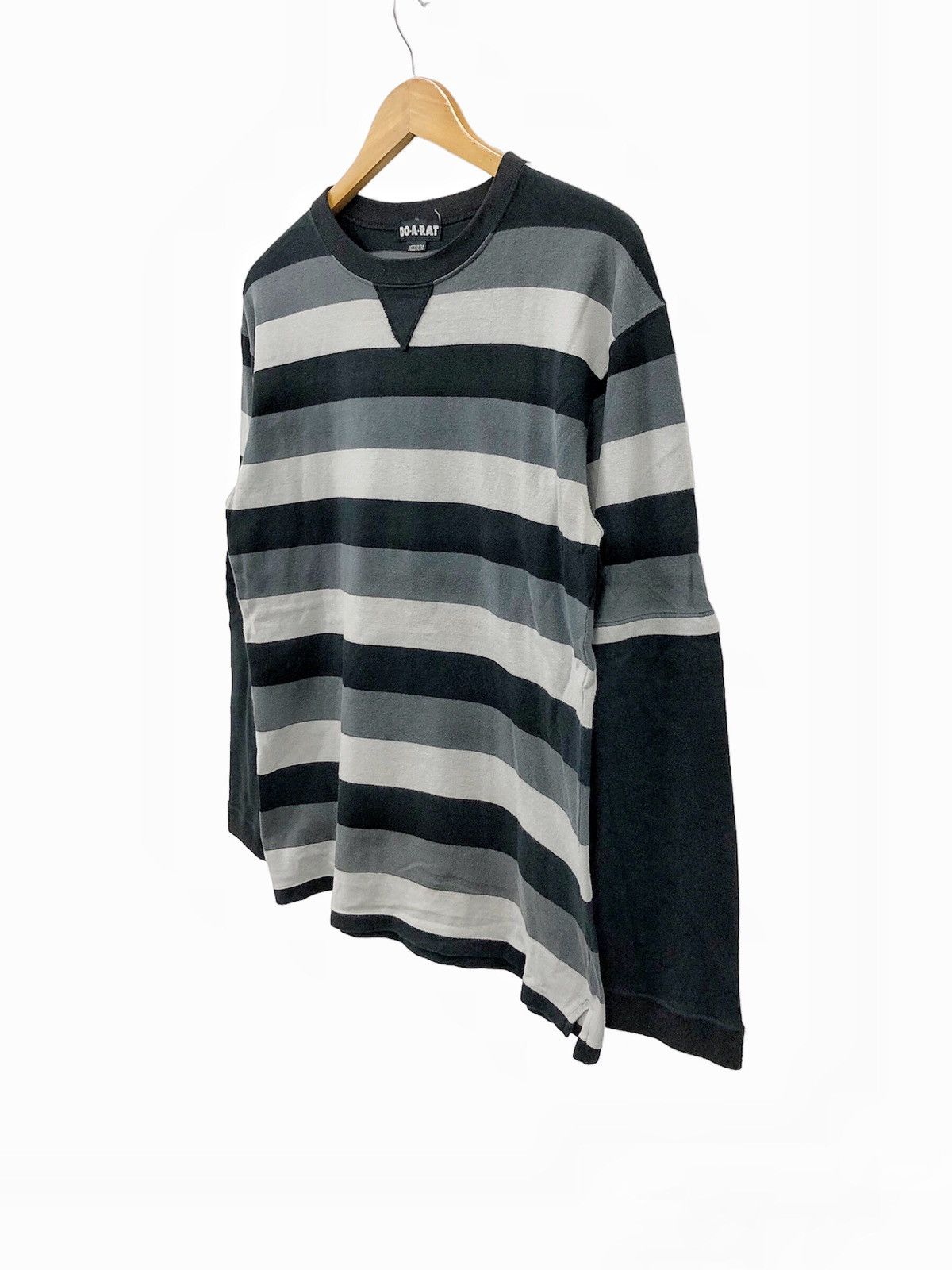 Hiroshi Fujiwara 00's Urahara DOARAT crewneck striped long sleeve Size US M / EU 48-50 / 2 - 10 Thumbnail