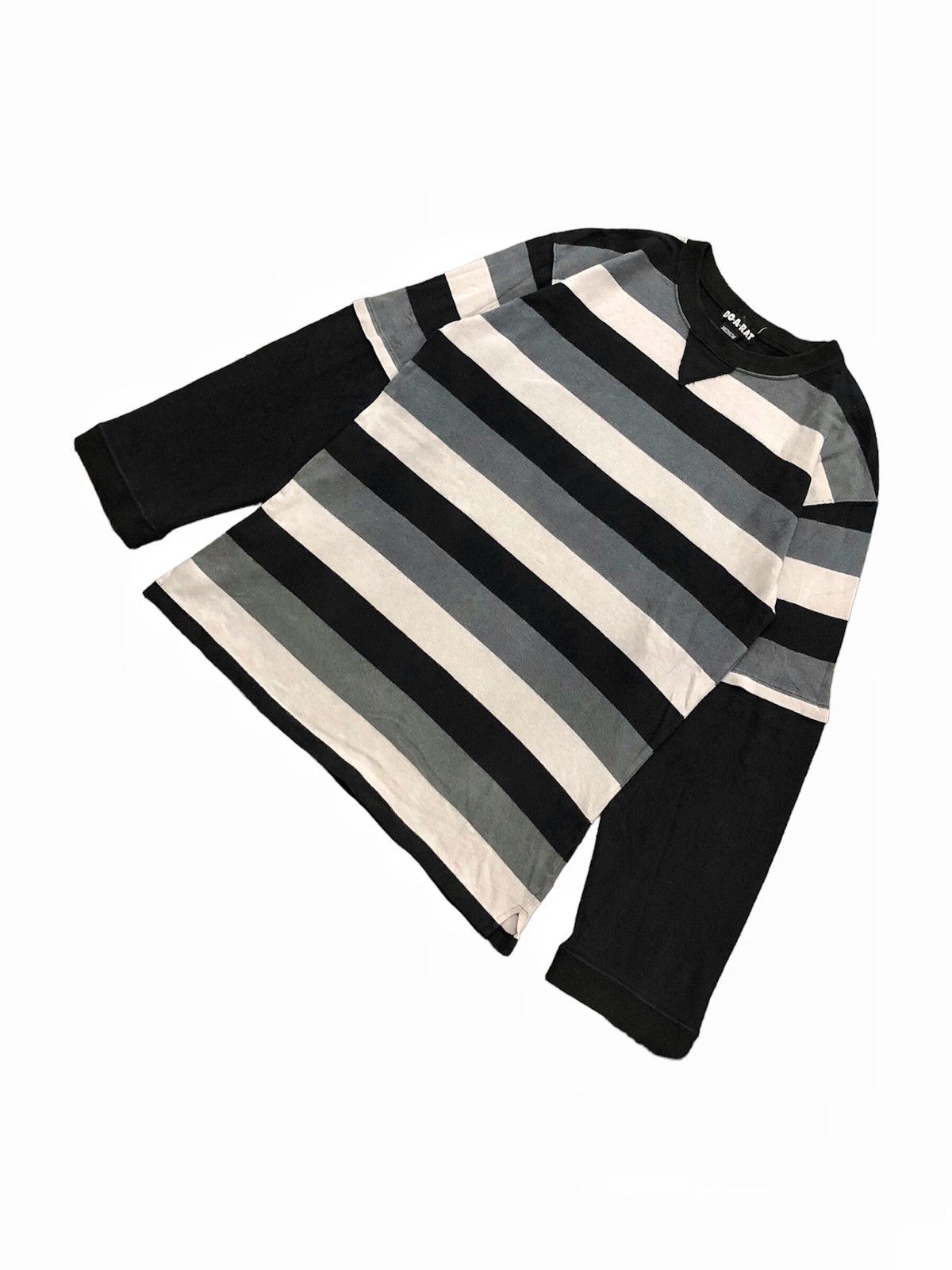 Hiroshi Fujiwara 00's Urahara DOARAT crewneck striped long sleeve Size US M / EU 48-50 / 2 - 3 Thumbnail