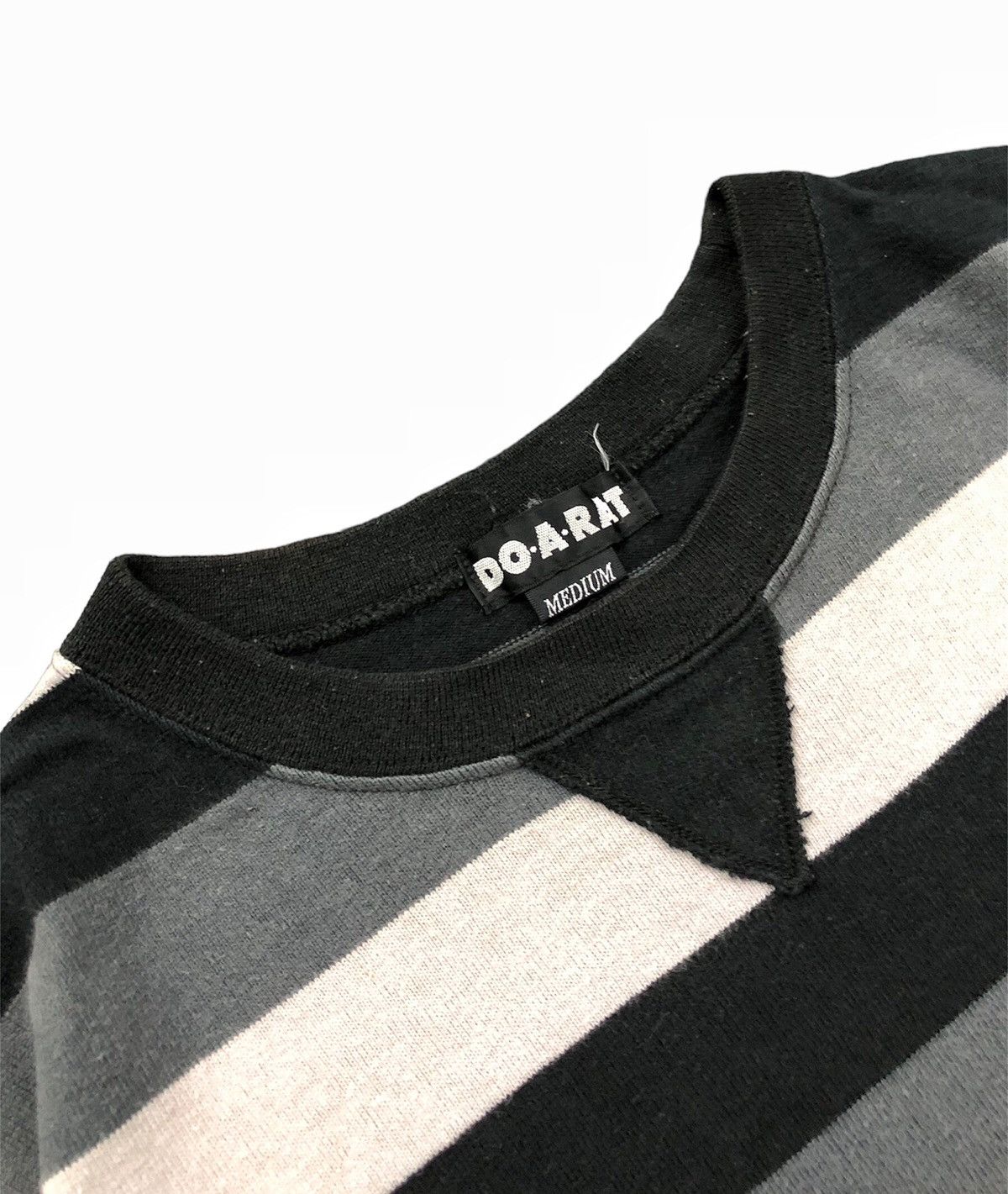 Hiroshi Fujiwara 00's Urahara DOARAT crewneck striped long sleeve Size US M / EU 48-50 / 2 - 6 Thumbnail