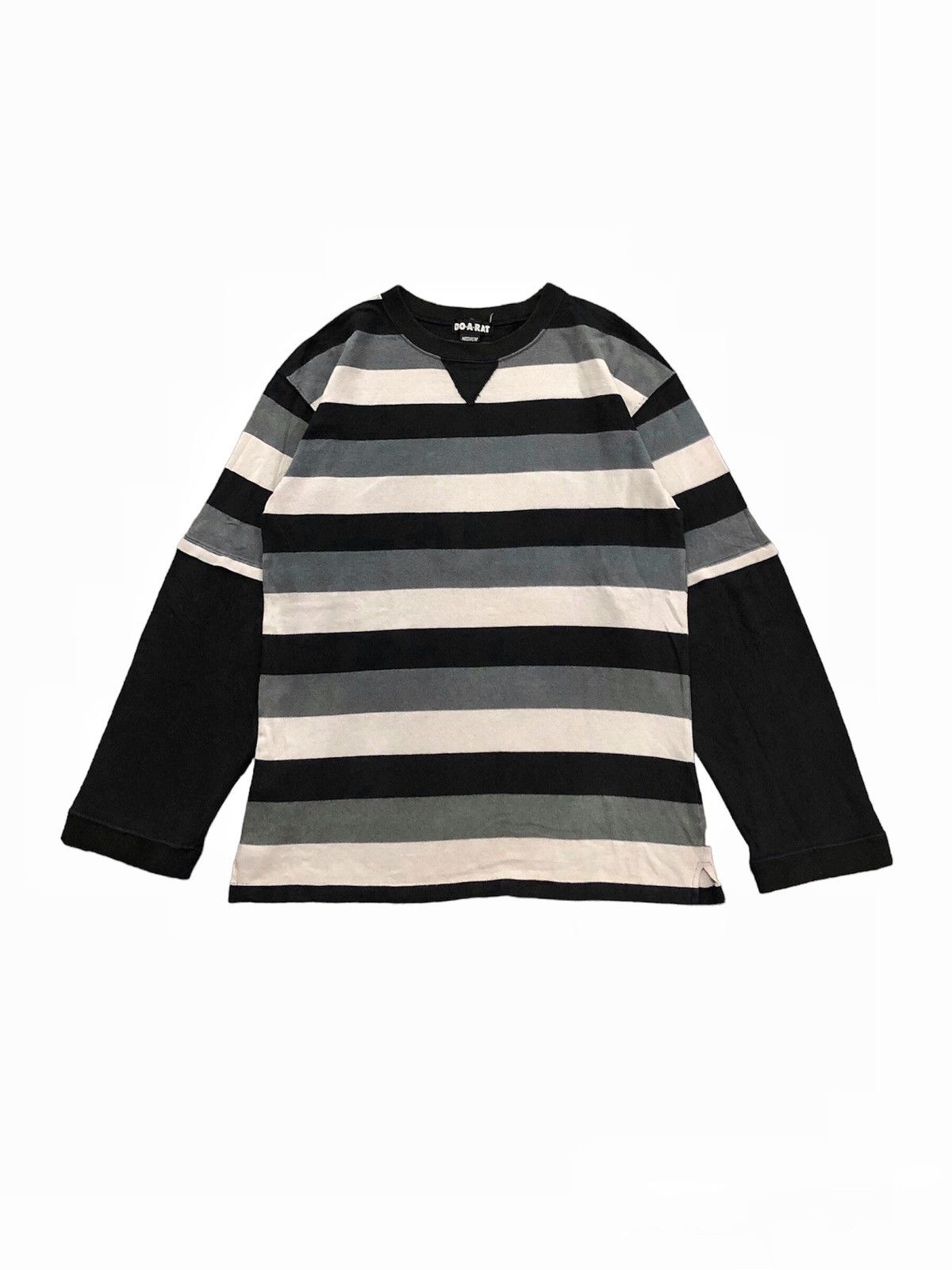 Hiroshi Fujiwara 00's Urahara DOARAT crewneck striped long sleeve Size US M / EU 48-50 / 2 - 1 Thumbnail
