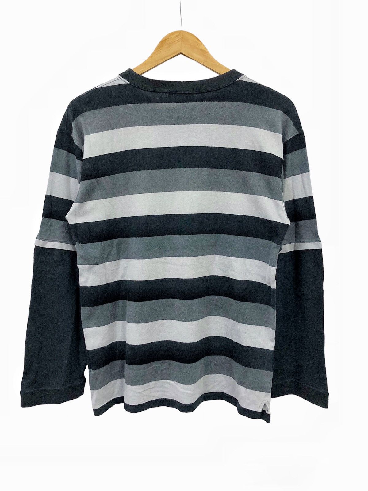 Hiroshi Fujiwara 00's Urahara DOARAT crewneck striped long sleeve Size US M / EU 48-50 / 2 - 11 Thumbnail