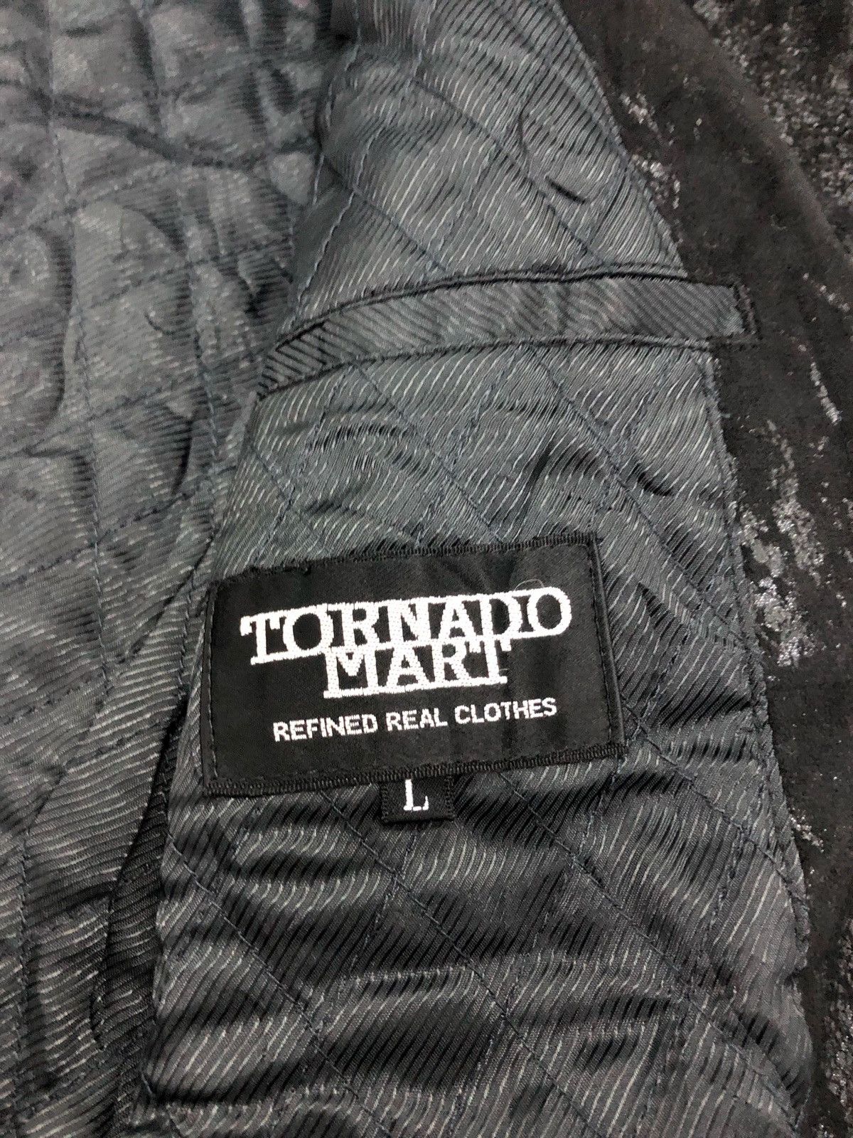 Tornado Mart 🔥V-kei 🔥 Tornado Mart Japan wax coated gothic jacket Size US L / EU 52-54 / 3 - 10 Thumbnail