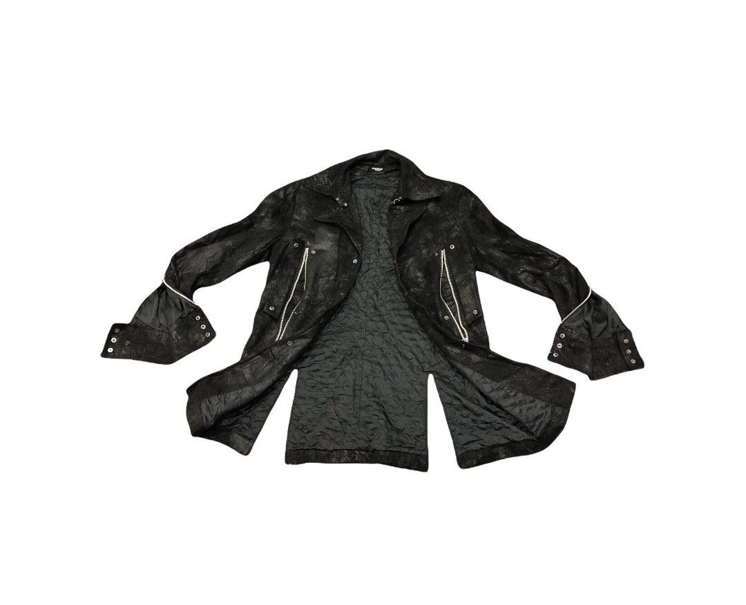 Tornado Mart 🔥V-kei 🔥 Tornado Mart Japan wax coated gothic jacket Size US L / EU 52-54 / 3 - 9 Thumbnail