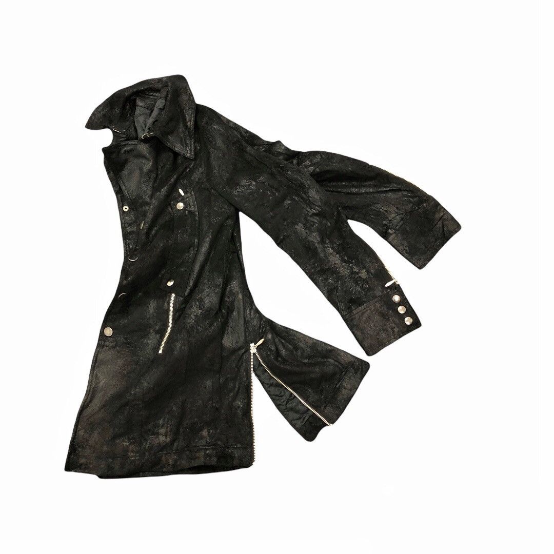 Tornado Mart 🔥V-kei 🔥 Tornado Mart Japan wax coated gothic jacket Size US L / EU 52-54 / 3 - 7 Thumbnail