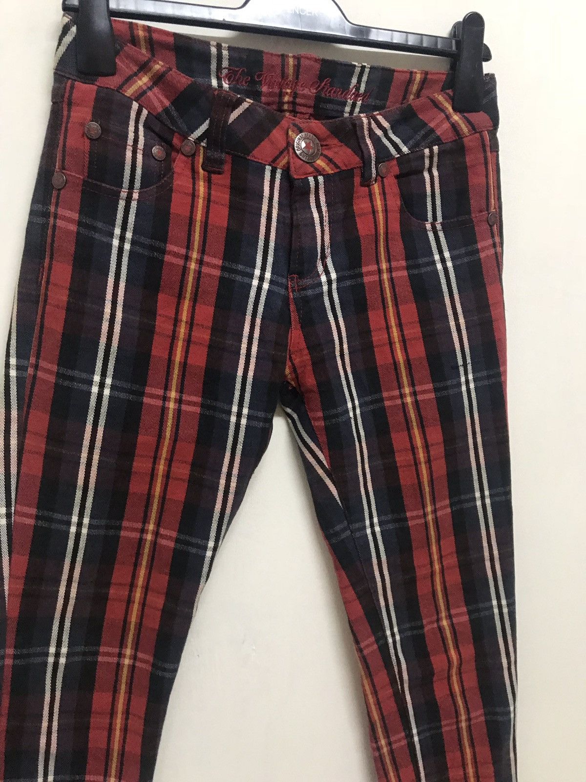 Japanese Brand JAPAN BRAND PLAID PANTS SKINNY BONDAGE RARE Size US 29 - 4 Thumbnail