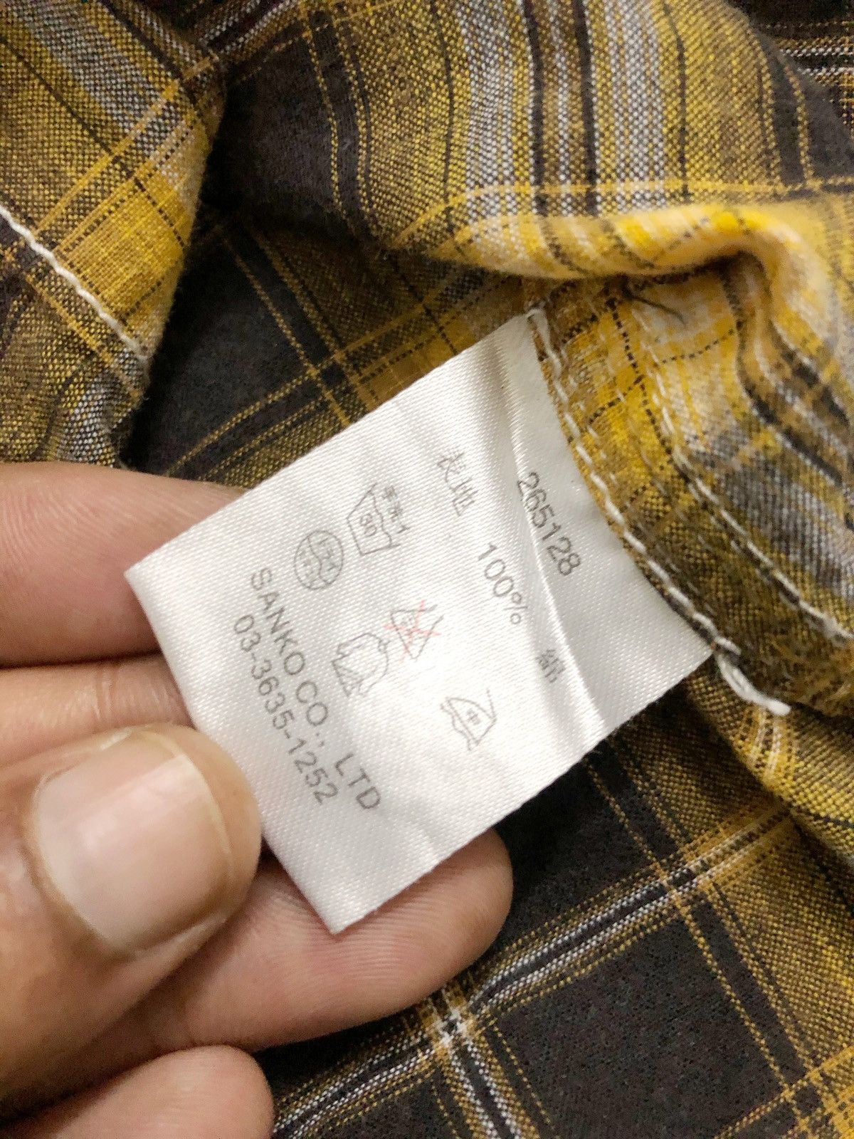 JACKROSE 2000's Jackrose j-rock shadow plaid shirt button up Size US M / EU 48-50 / 2 - 14 Thumbnail