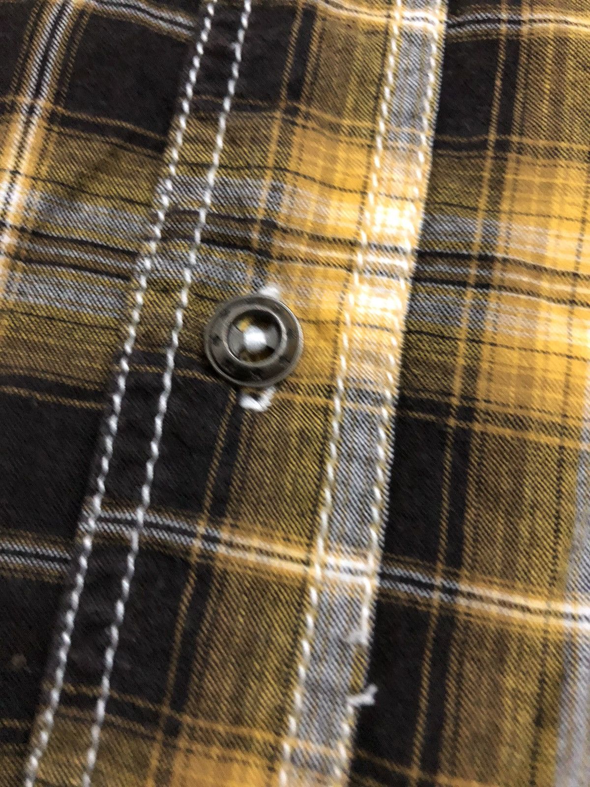 JACKROSE 2000's Jackrose j-rock shadow plaid shirt button up Size US M / EU 48-50 / 2 - 13 Thumbnail
