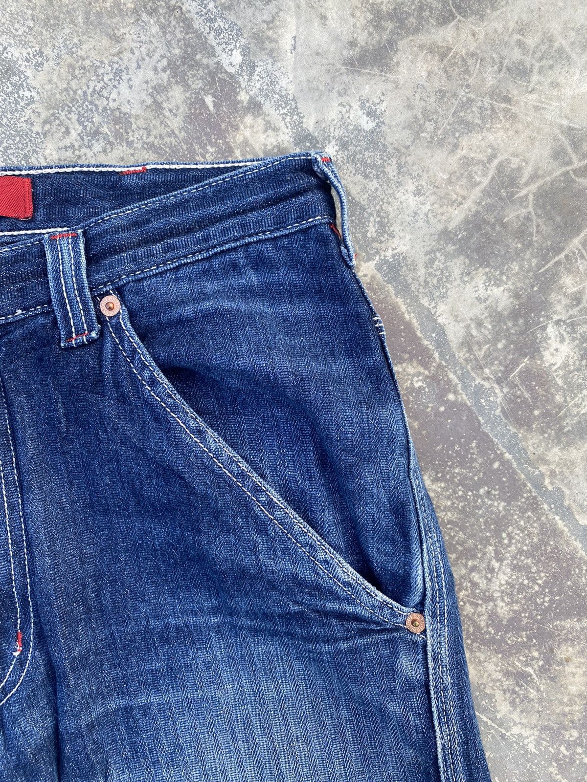 Guess × Vintage Distressed Guess Baggy Carpenter Pants Size US 30 / EU 46 - 5 Thumbnail