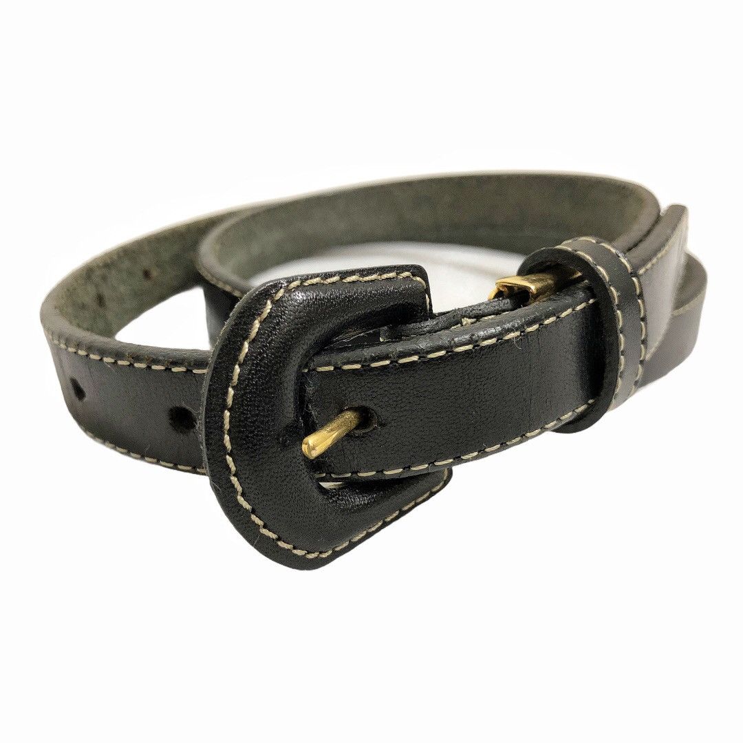 Kenzo 90's Kenzo Man of Style black leather belt Size ONE SIZE - 2 Thumbnail