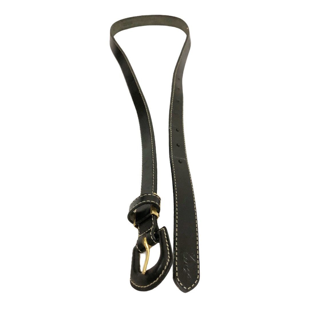 Kenzo 90's Kenzo Man of Style black leather belt Size ONE SIZE - 11 Thumbnail