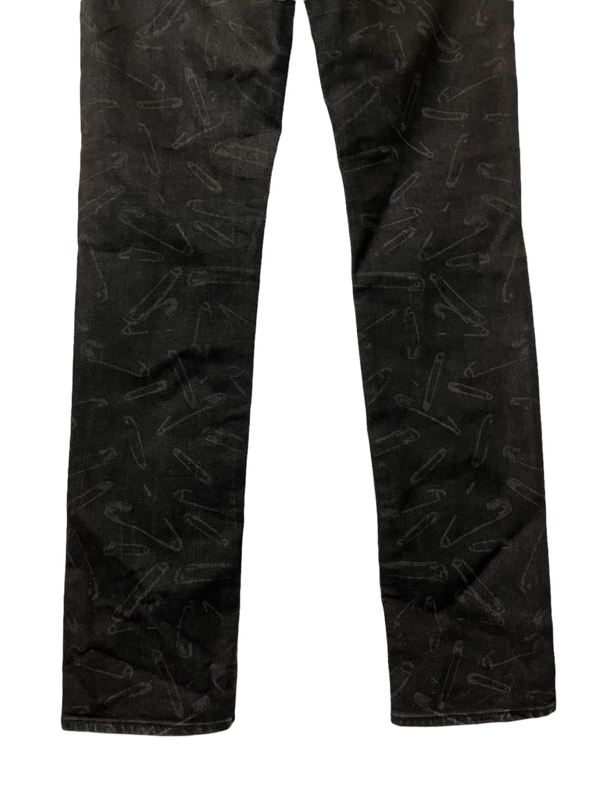 Hysteric Glamour JAPANESE BRAND FULL PRINT PINNED PUNK TROUSERS Size US 32 / EU 48 - 4 Thumbnail