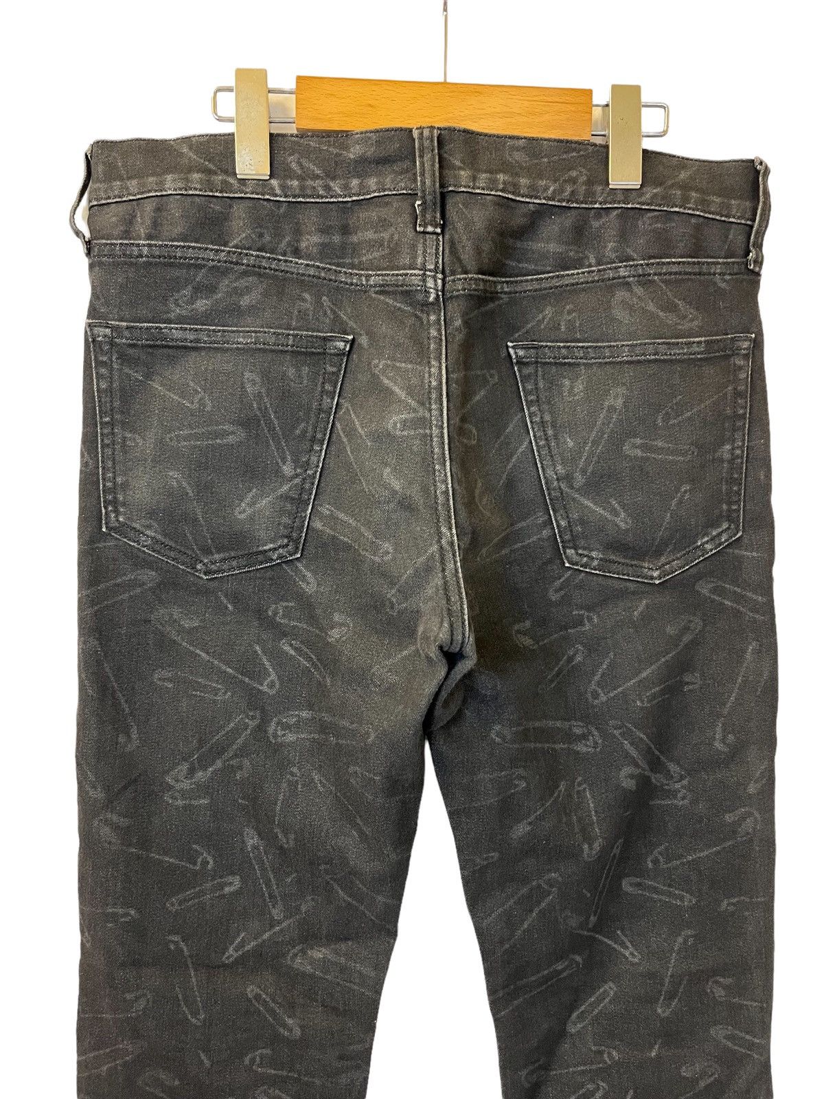 Hysteric Glamour JAPANESE BRAND FULL PRINT PINNED PUNK TROUSERS Size US 32 / EU 48 - 3 Thumbnail