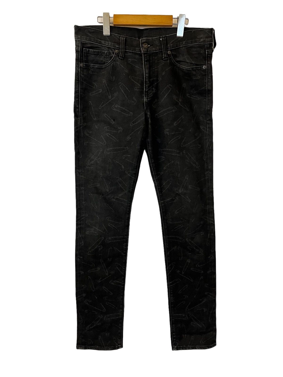 Hysteric Glamour JAPANESE BRAND FULL PRINT PINNED PUNK TROUSERS Size US 32 / EU 48 - 1 Thumbnail
