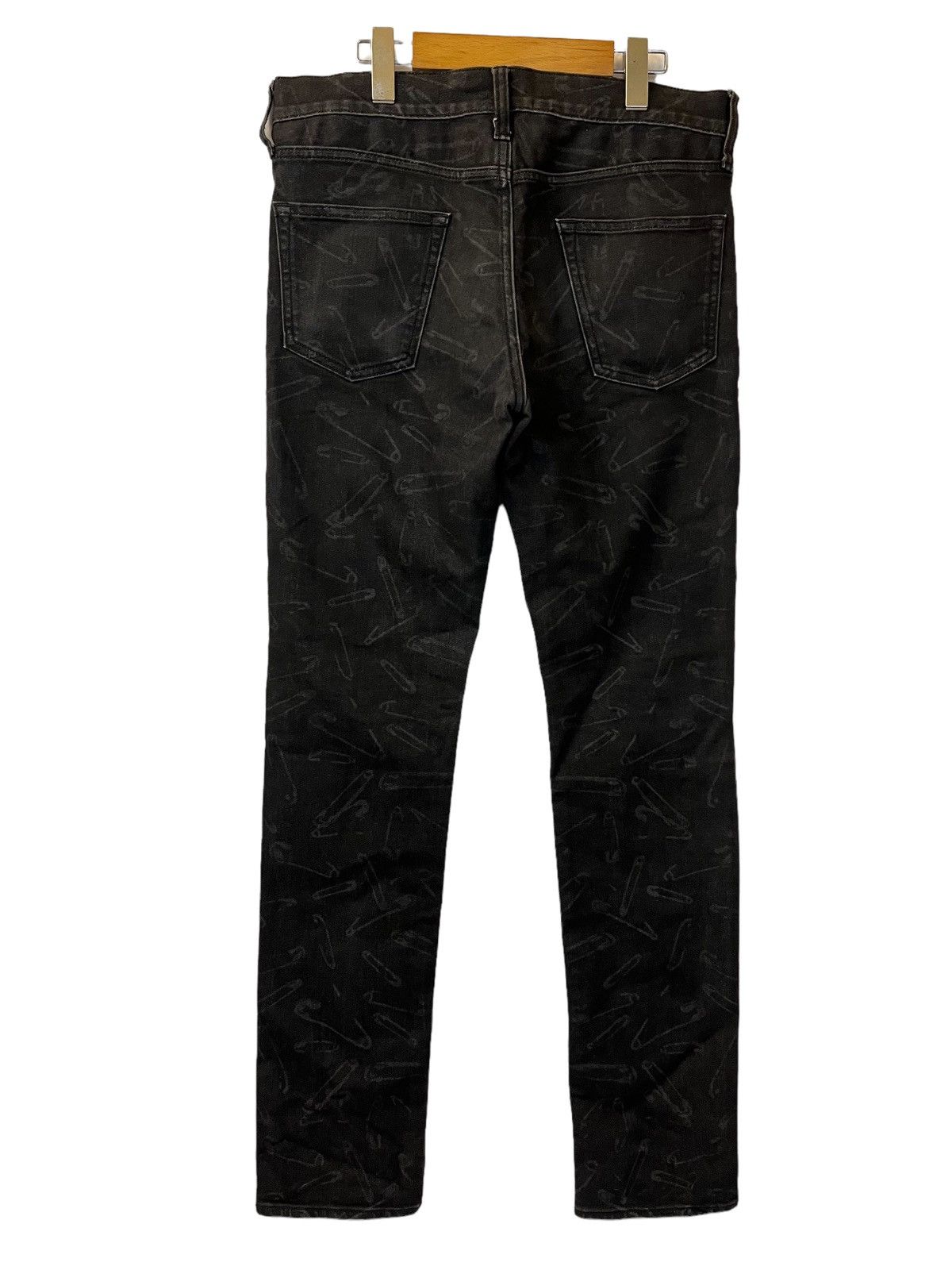Hysteric Glamour JAPANESE BRAND FULL PRINT PINNED PUNK TROUSERS Size US 32 / EU 48 - 2 Thumbnail