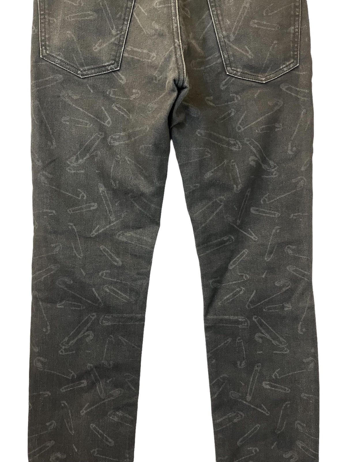 Hysteric Glamour JAPANESE BRAND FULL PRINT PINNED PUNK TROUSERS Size US 32 / EU 48 - 5 Thumbnail