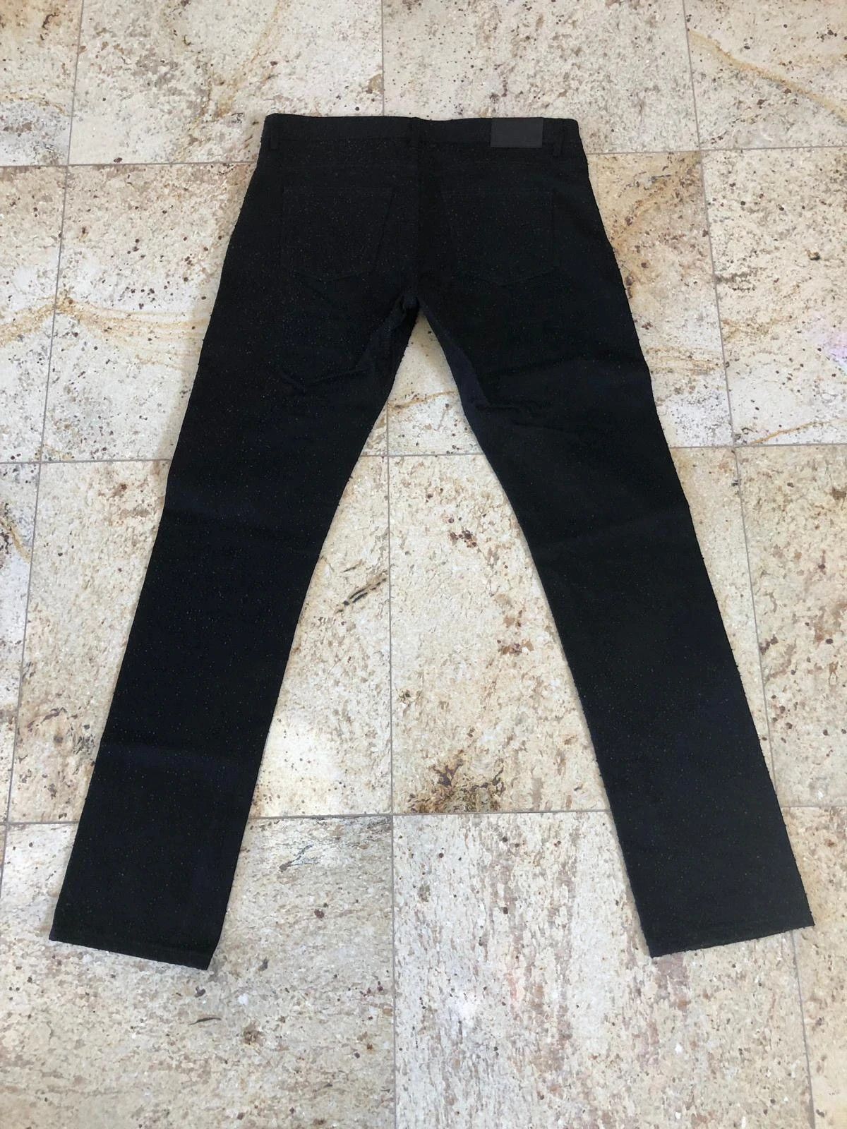 Balenciaga Black Lint Detail All Over Denim Size US 29 - 6 Thumbnail