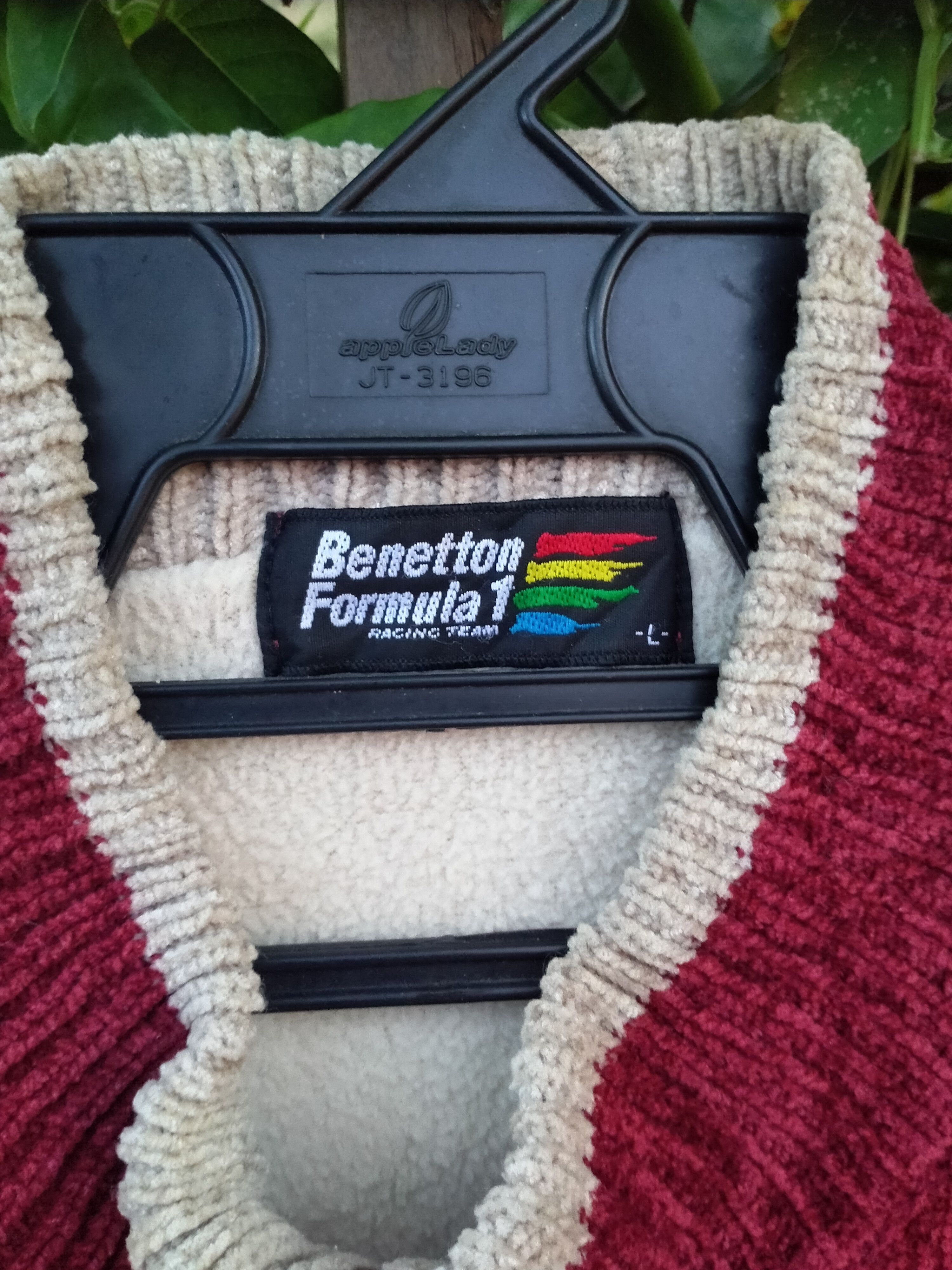 United Colors Of Benetton BENETTON FORMULA 1 ZIPPER SWEATER Size US L / EU 52-54 / 3 - 4 Thumbnail
