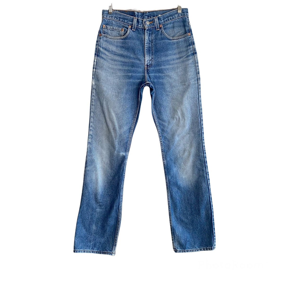 Levi's Vintage 90s Levis 517 Flare Jeans Lightwash Hedi Slimane Size US 32 / EU 48 - 3 Thumbnail