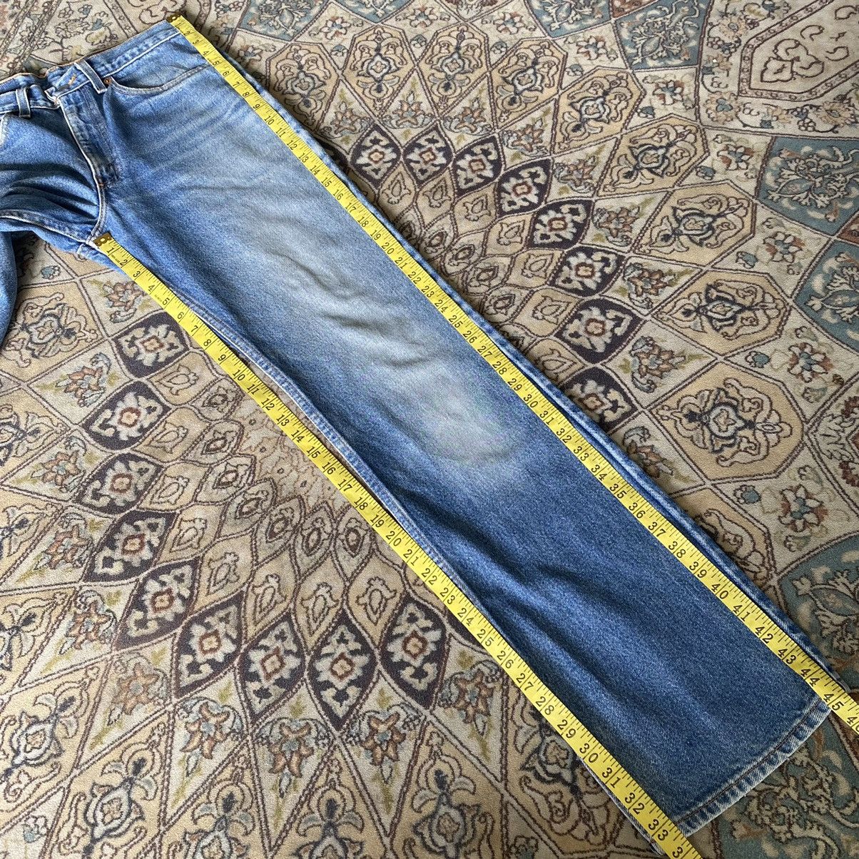 Levi's Vintage 90s Levis 517 Flare Jeans Lightwash Hedi Slimane Size US 32 / EU 48 - 16 Thumbnail