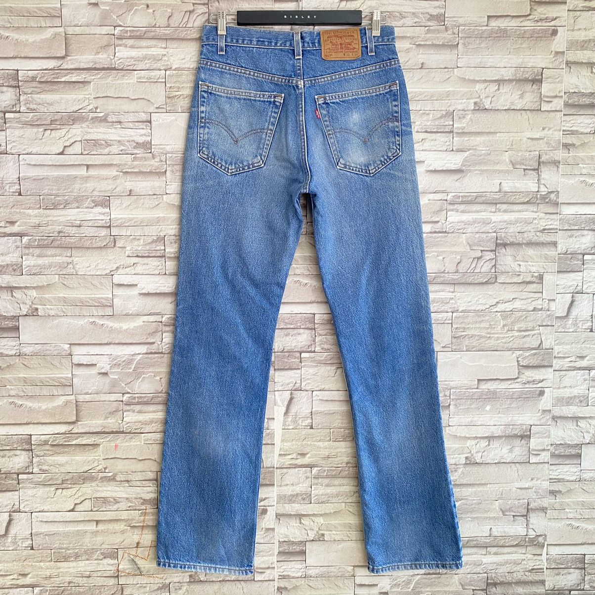Levi's Vintage 90s Levis 517 Flare Jeans Lightwash Hedi Slimane Size US 32 / EU 48 - 9 Thumbnail