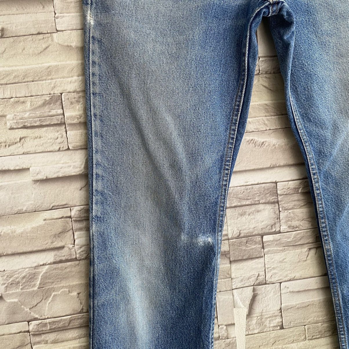 Levi's Vintage 90s Levis 517 Flare Jeans Lightwash Hedi Slimane Size US 32 / EU 48 - 7 Thumbnail