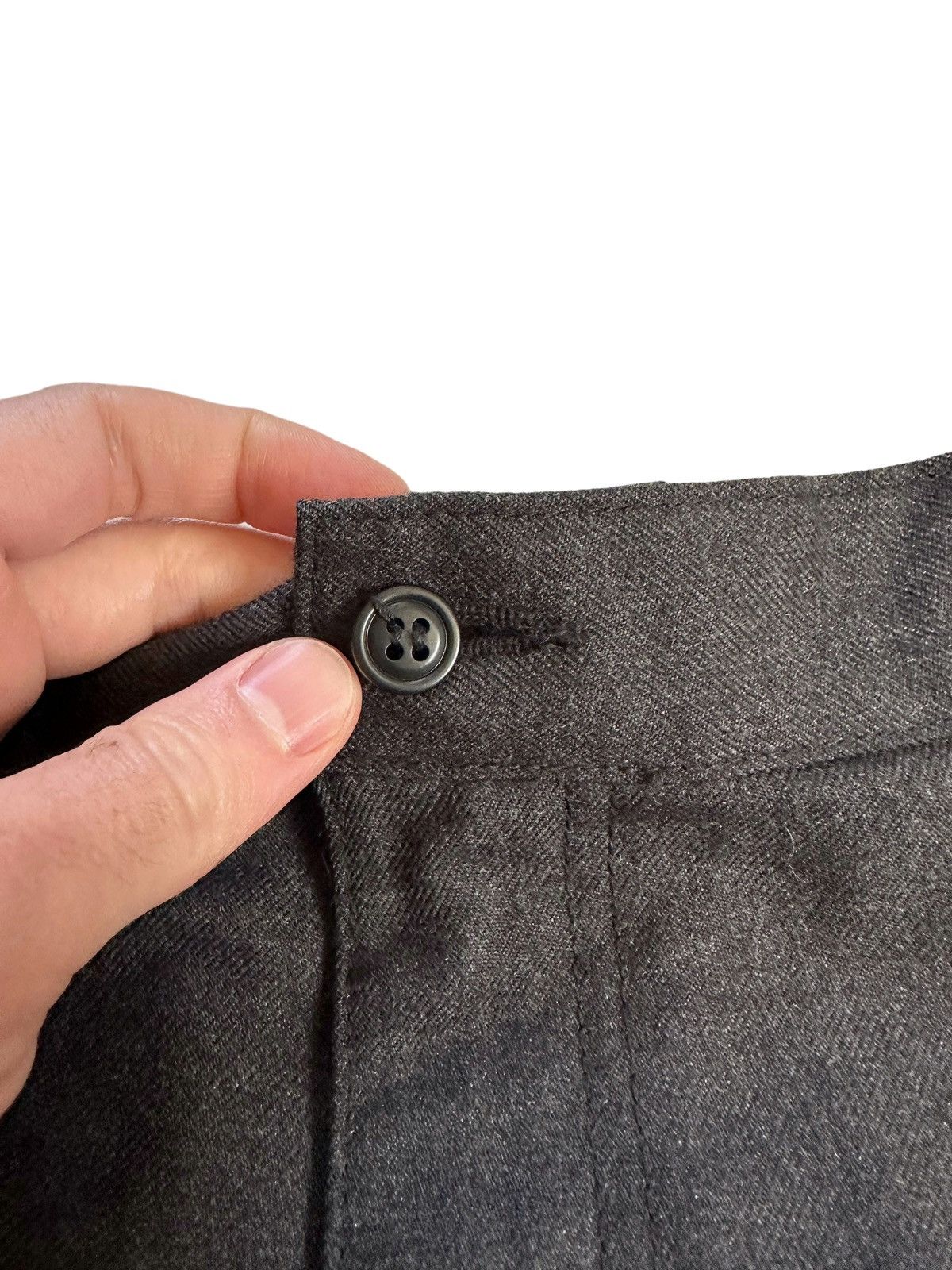 Comme des Garcons × Comme des Garcons Homme × Comme des Garcons Homme Plus SzL 2014 Pleated Baggy Wool Shorts Size US 32 / EU 48 - 4 Thumbnail