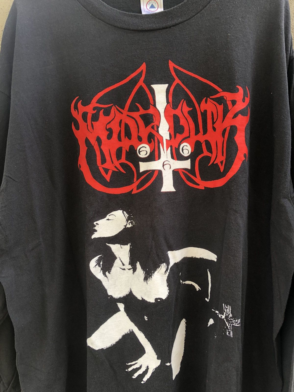 Band Tees Vintage Marduk Fuck Me Jesus Longsleeve 666 Size US XL / EU 56 / 4 - 2 Thumbnail