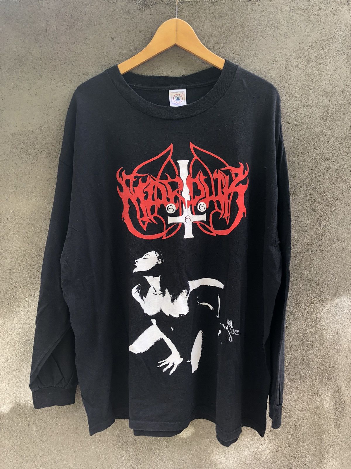 Band Tees Vintage Marduk Fuck Me Jesus Longsleeve 666 Size US XL / EU 56 / 4 - 1 Thumbnail