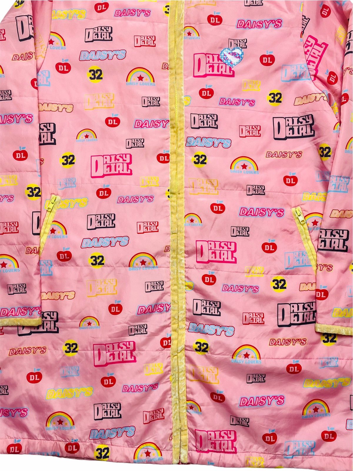 Hysteric Glamour × Japanese Brand 2000s Daisy Lovers - Y2K Font Style Long Jacket Size US M / EU 48-50 / 2 - 5 Thumbnail