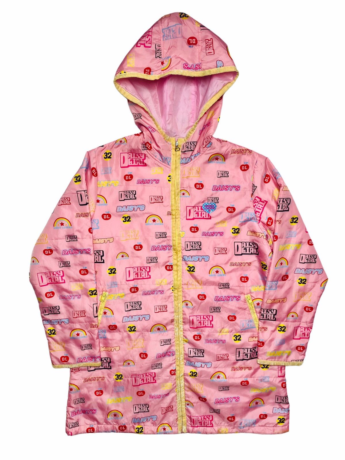 Hysteric Glamour × Japanese Brand 2000s Daisy Lovers - Y2K Font Style Long Jacket Size US M / EU 48-50 / 2 - 1 Thumbnail