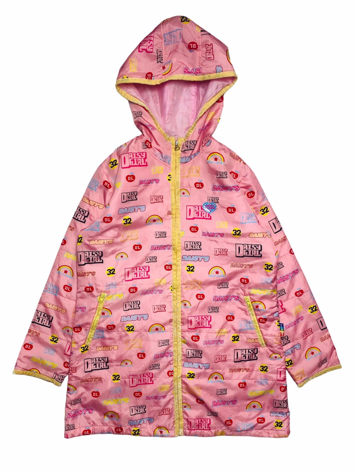 Hysteric Glamour × Japanese Brand 2000s Daisy Lovers - Y2K Font Style Long Jacket Size US M / EU 48-50 / 2 - 2 Thumbnail