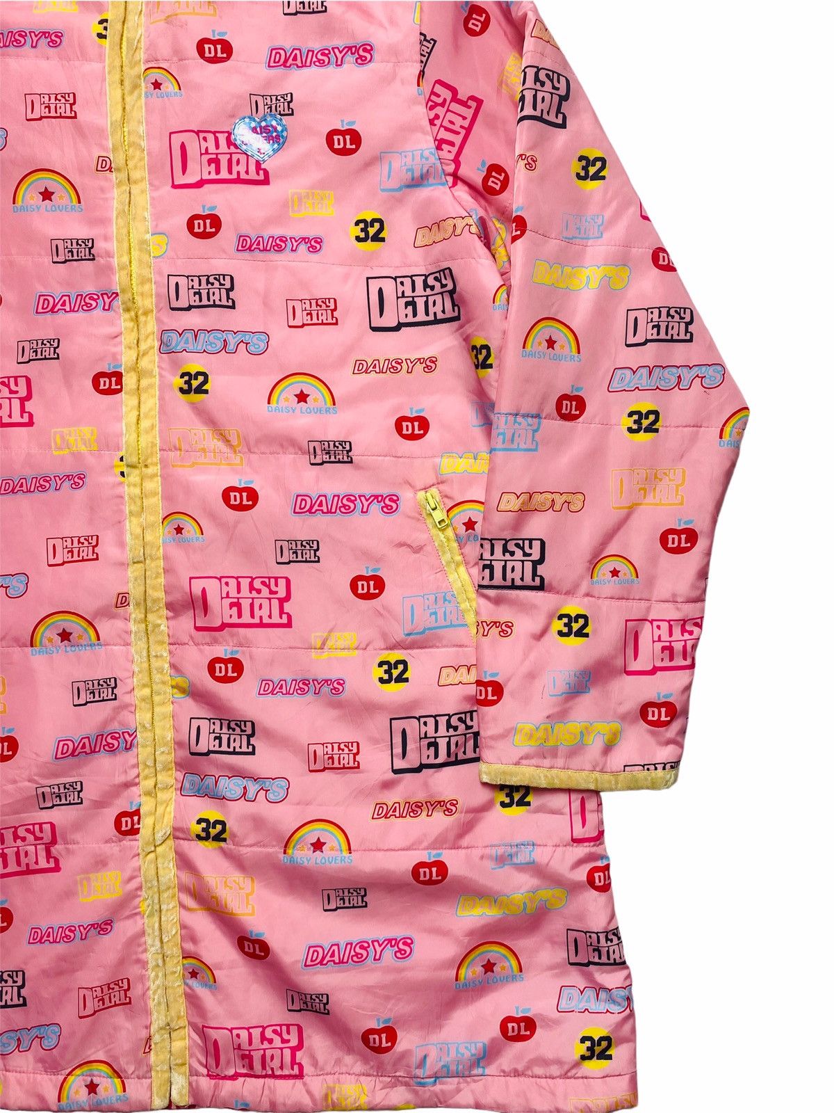 Hysteric Glamour × Japanese Brand 2000s Daisy Lovers - Y2K Font Style Long Jacket Size US M / EU 48-50 / 2 - 6 Thumbnail
