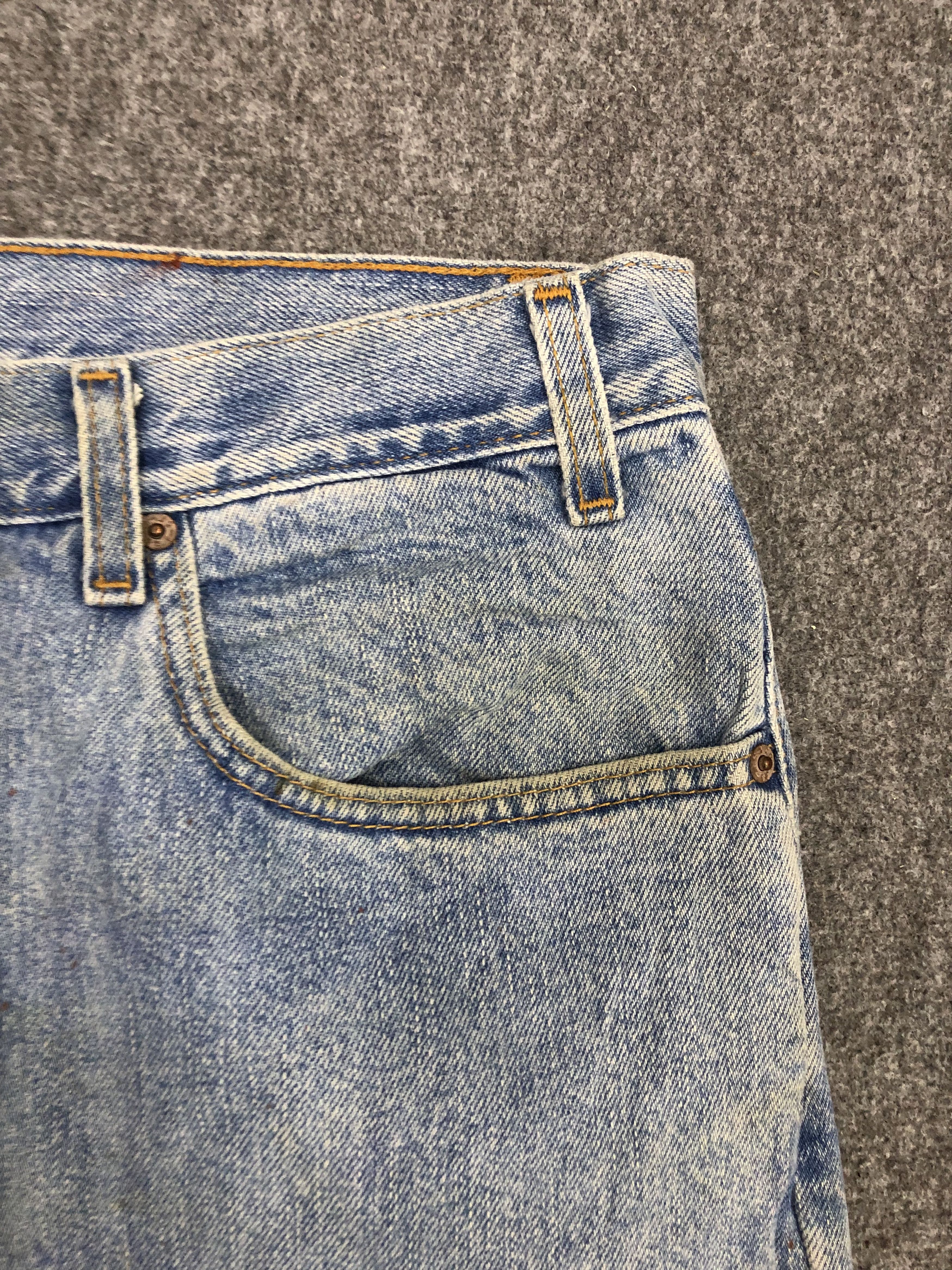 Levi's × Vintage Vintage 90s Levis 550 Dirty Faded Blue Jeans Size US 40 / EU 56 - 7 Thumbnail