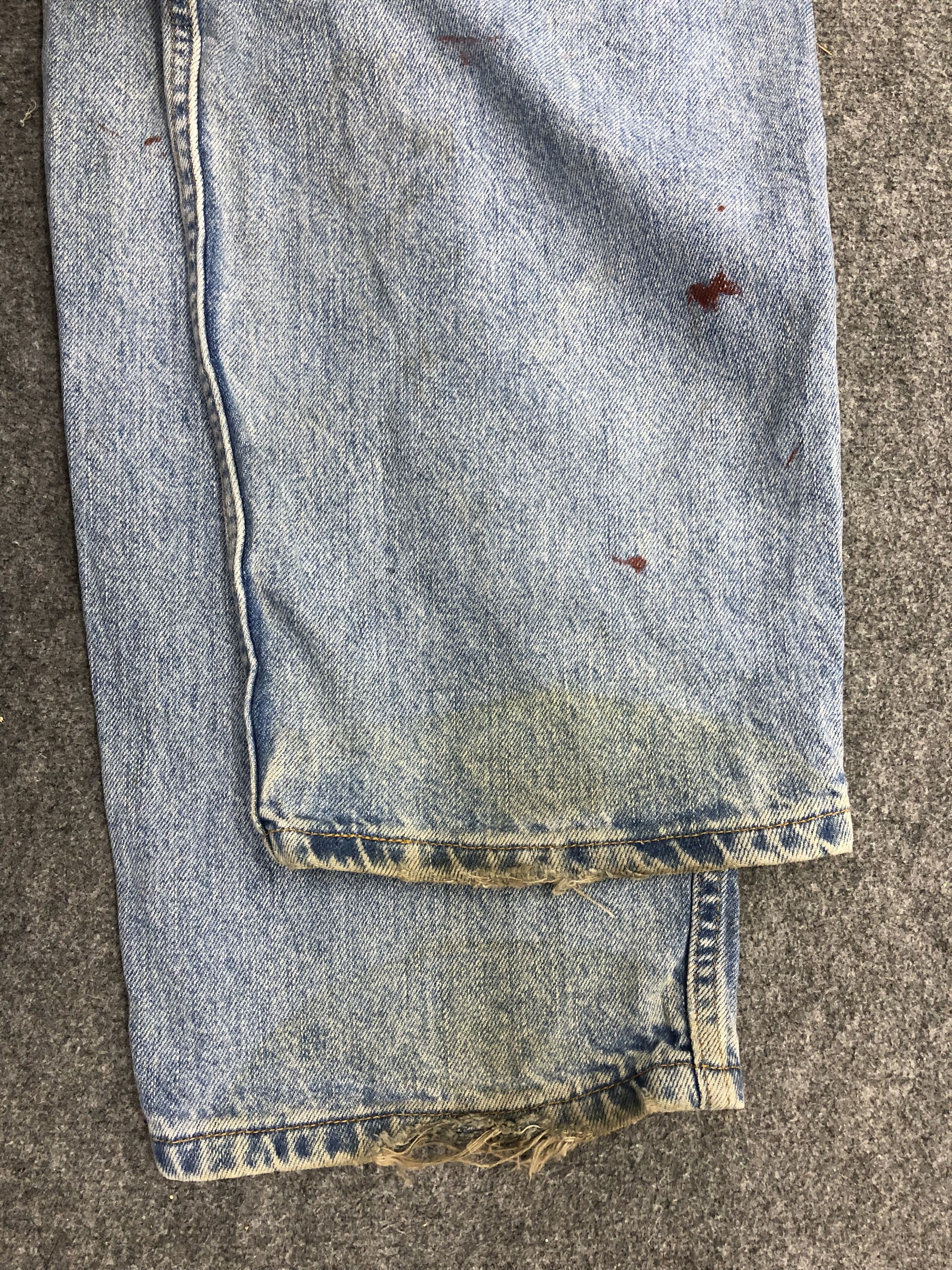 Levi's × Vintage Vintage 90s Levis 550 Dirty Faded Blue Jeans Size US 40 / EU 56 - 11 Thumbnail