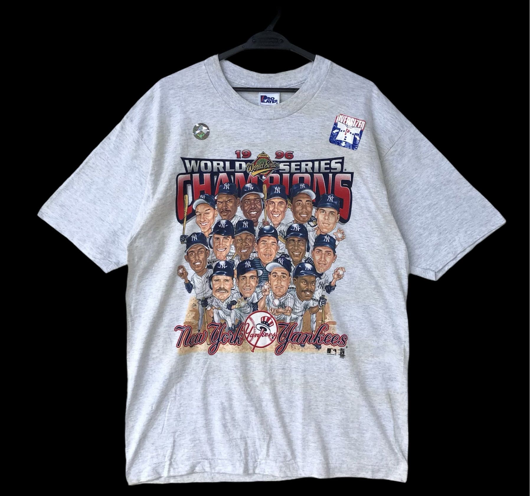 New York Yankees RARE🔥VINTAGE 1996 YANKEES WORLD SERIES WITH TAG CONDITION Size US XL / EU 56 / 4 - 1 Thumbnail