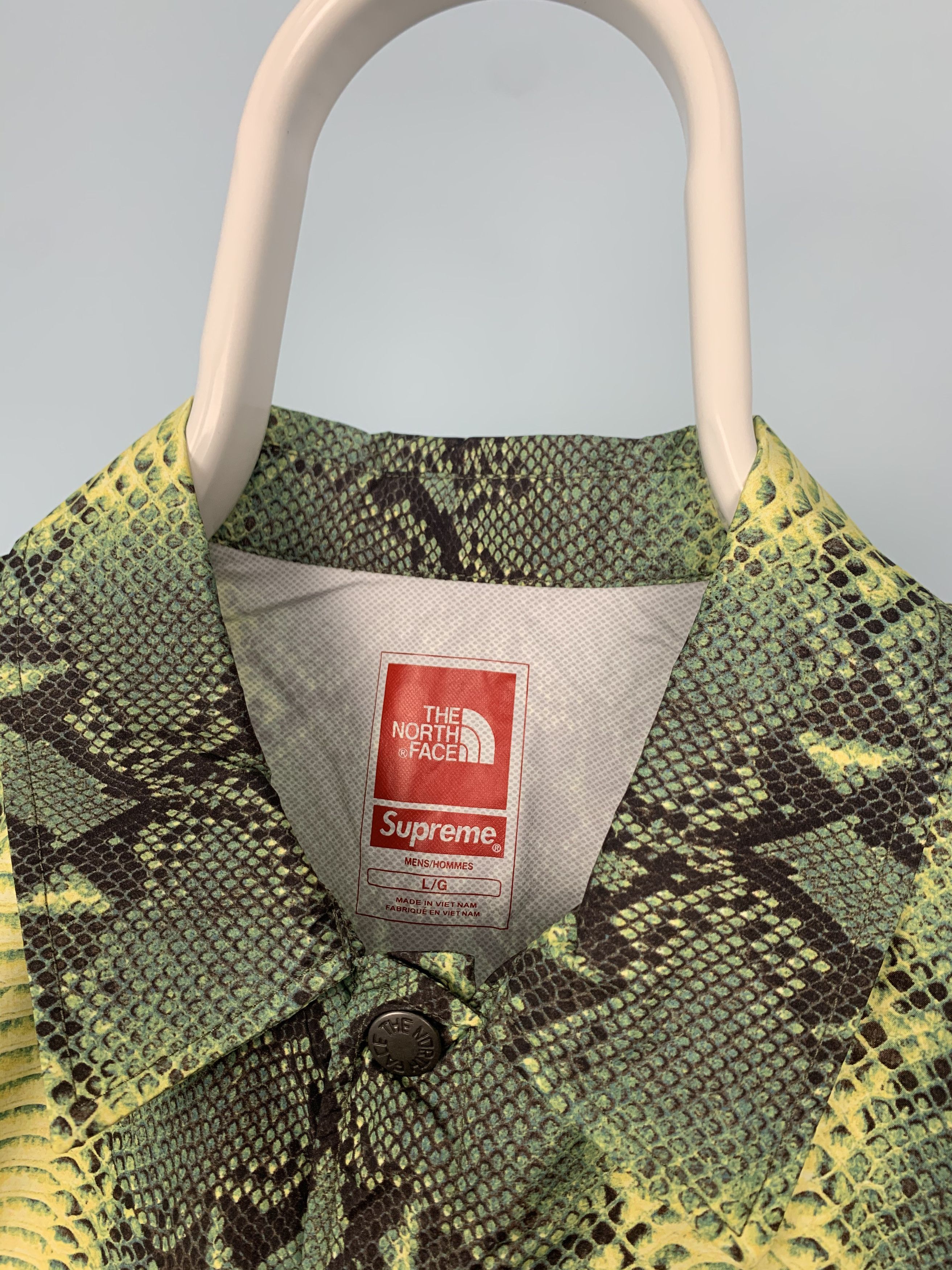 Supreme × The North Face 2018 Supreme North Face Snakeskin Taped Seam Coaches Jacket Size US L / EU 52-54 / 3 - 5 Thumbnail